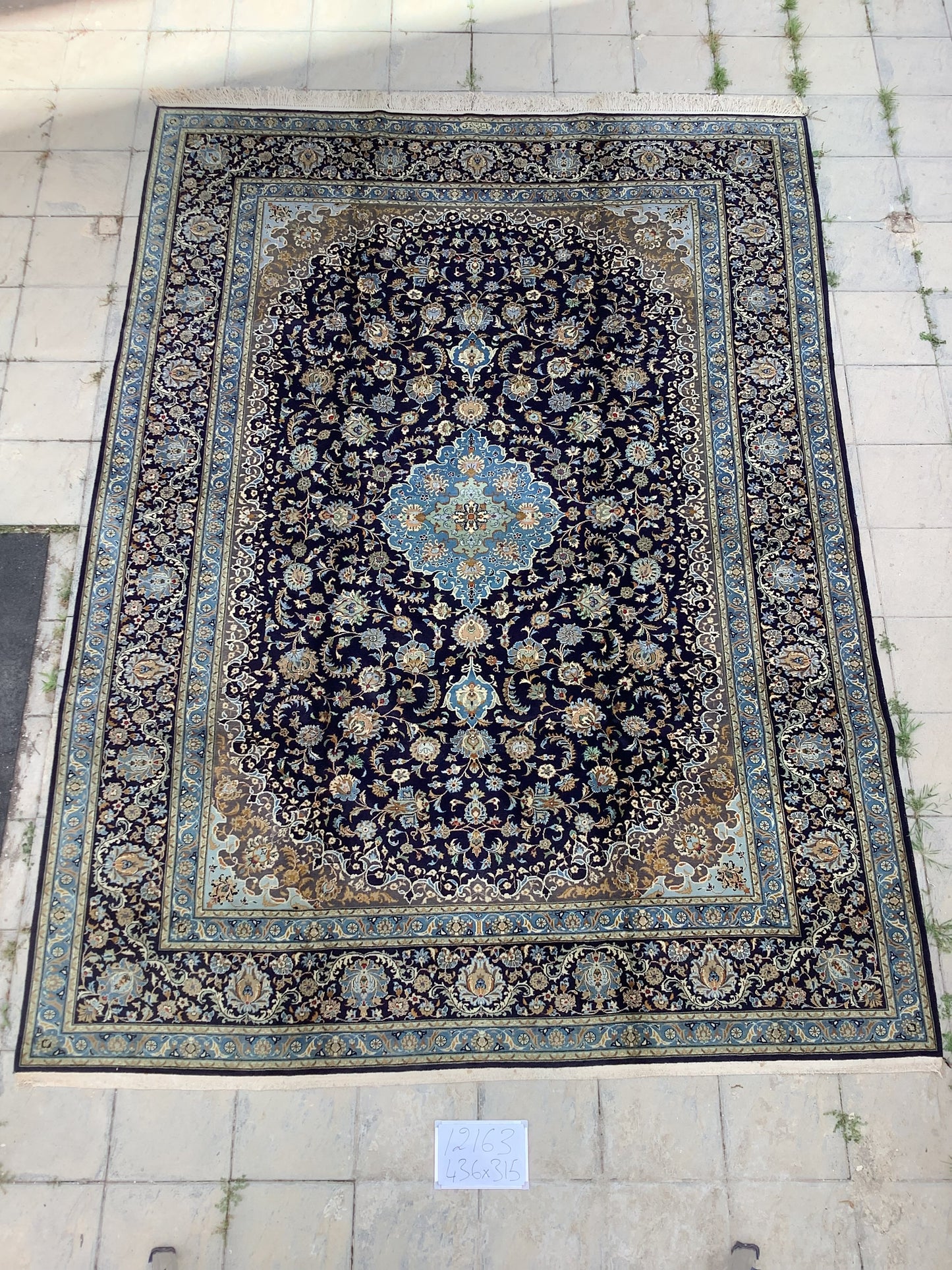 VINTAGE BLUE KASHAN