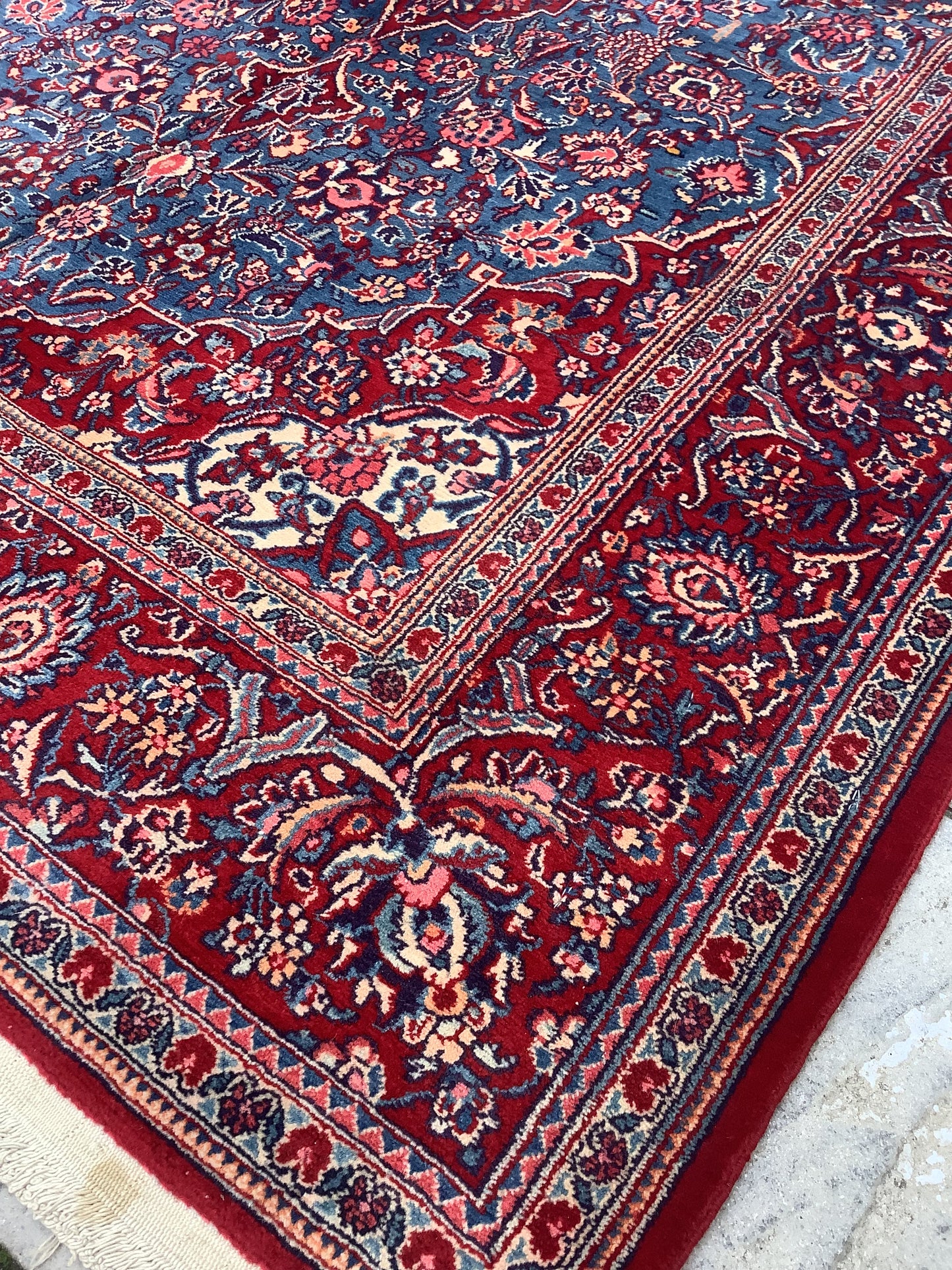 OLD SKY BLUE KASHAN