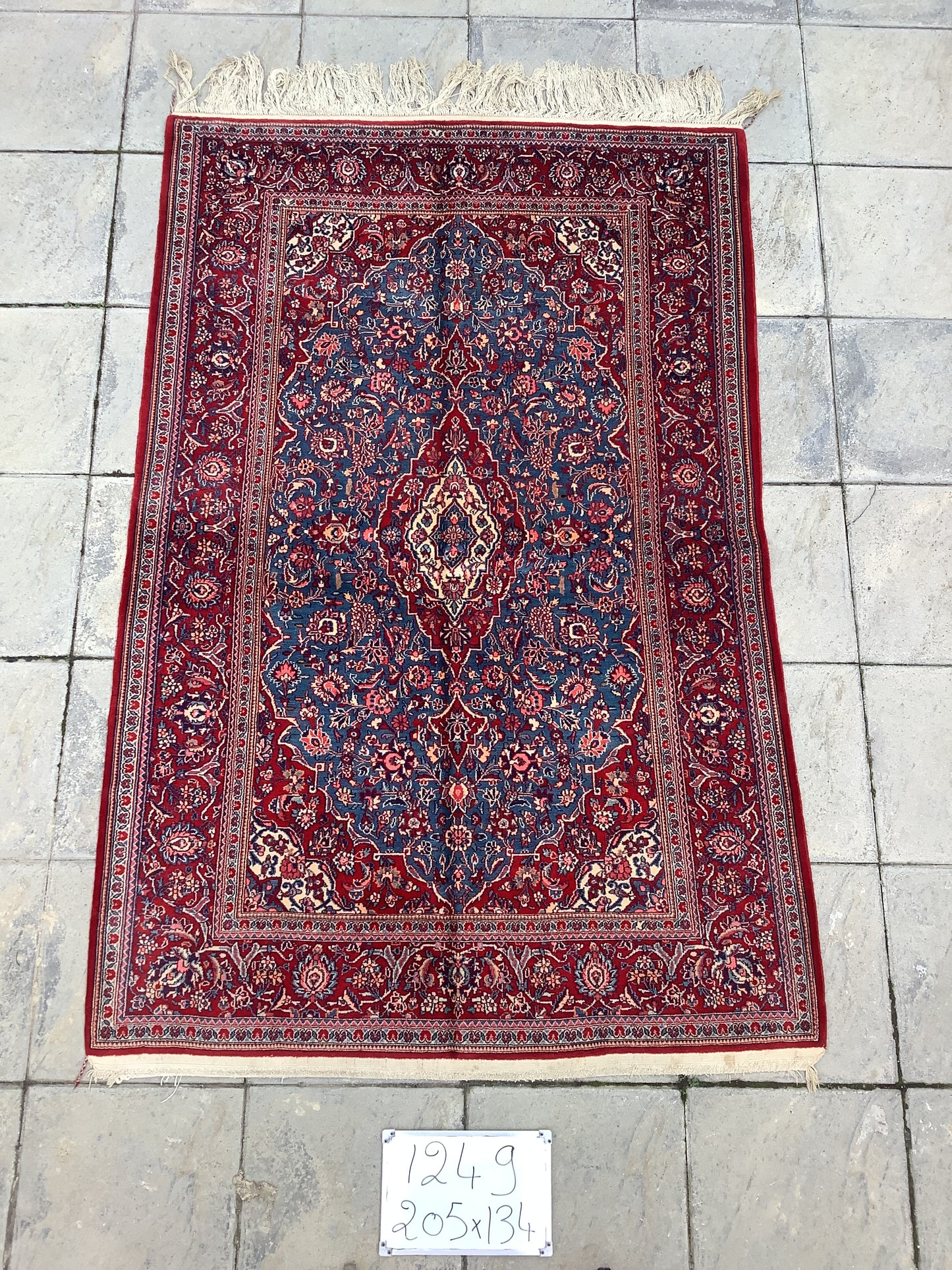 OLD SKY BLUE KASHAN