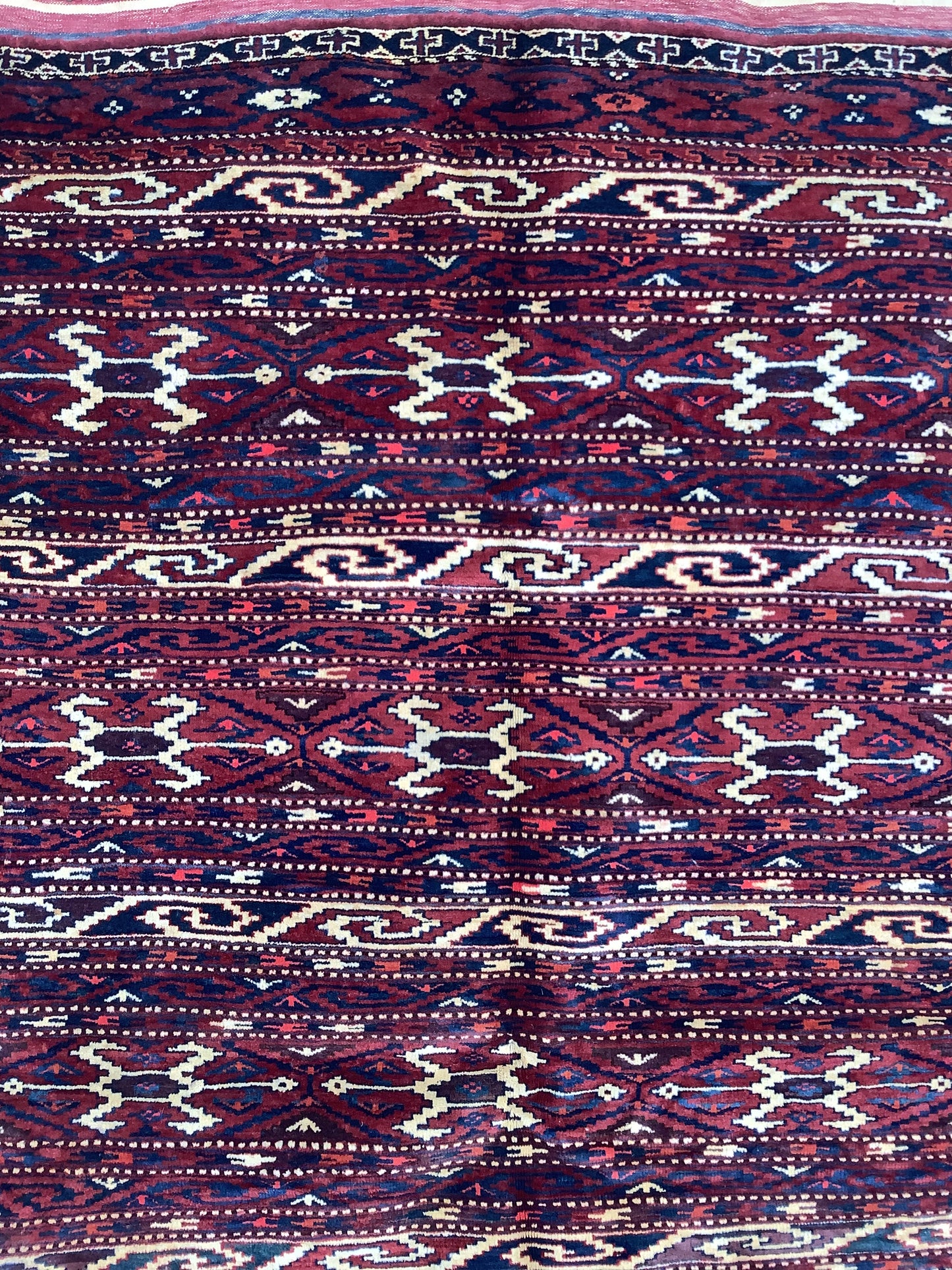 TURKMEN ANTIQUE TRIBAL TENT RUG