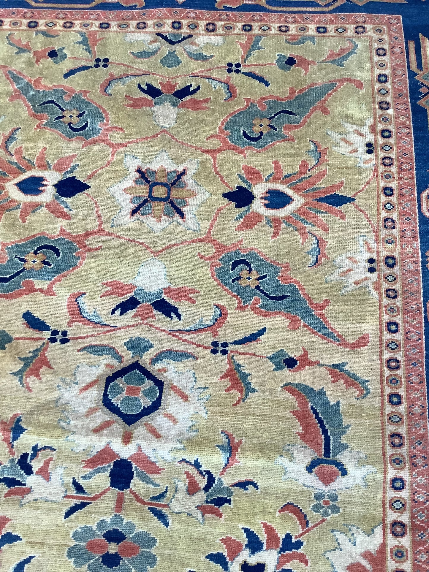 Vintage Green Ushak