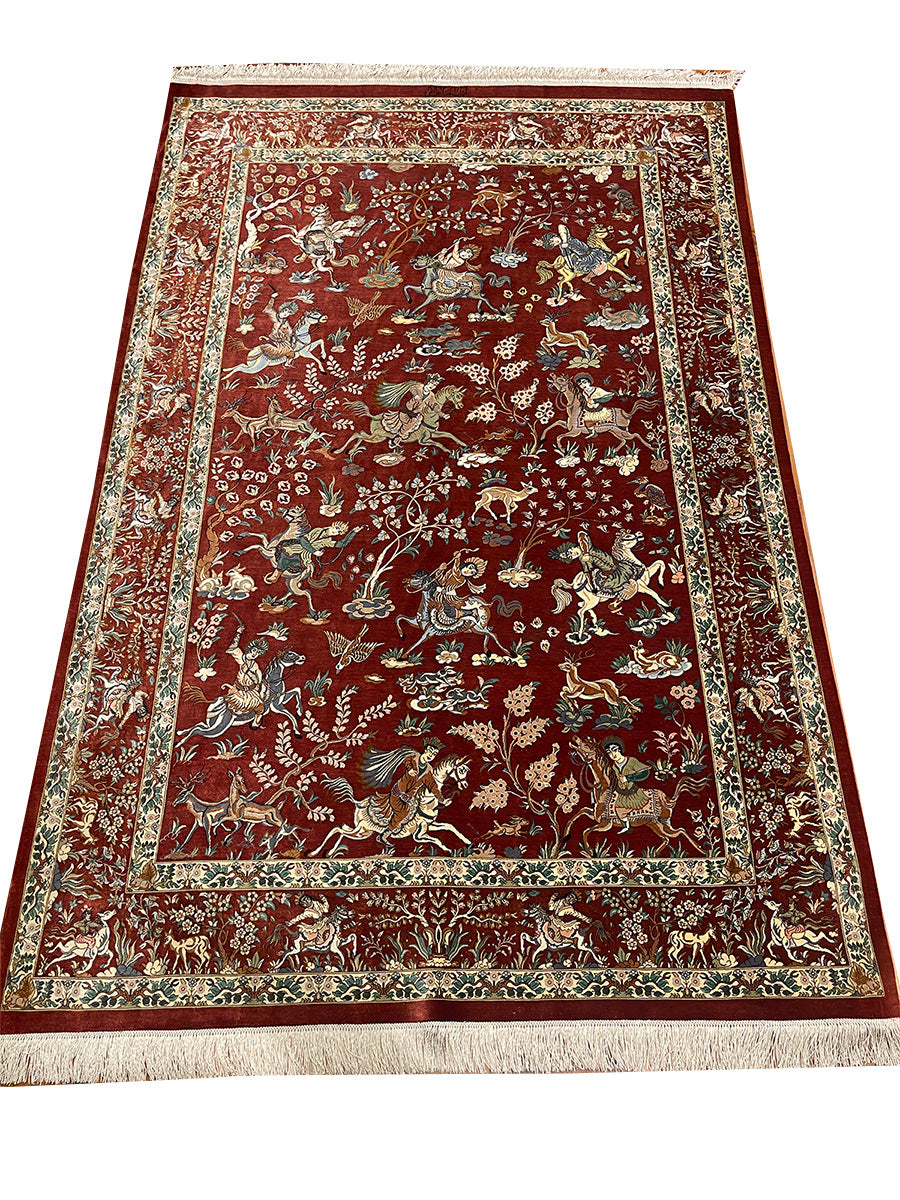 ROYAL HUNTING PURE SILK