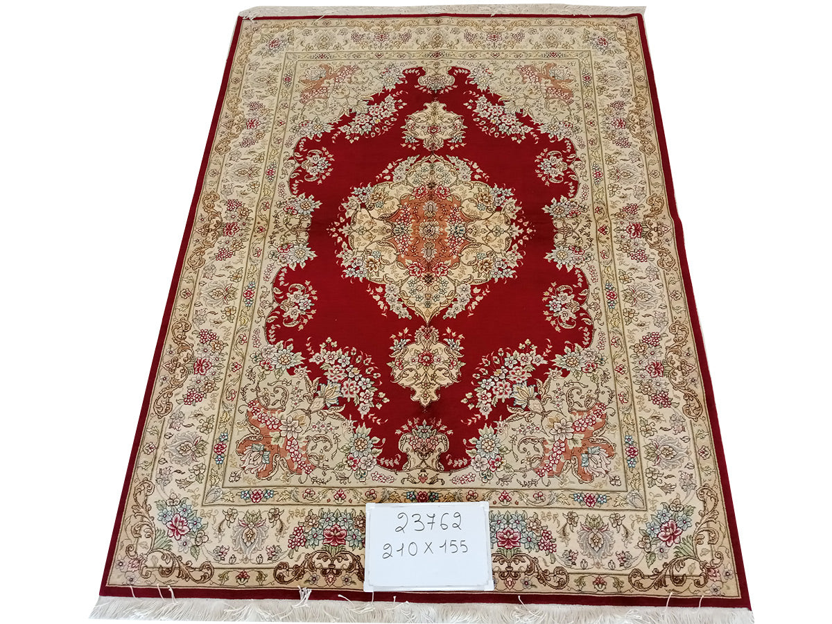 PASTEL & RED RUG