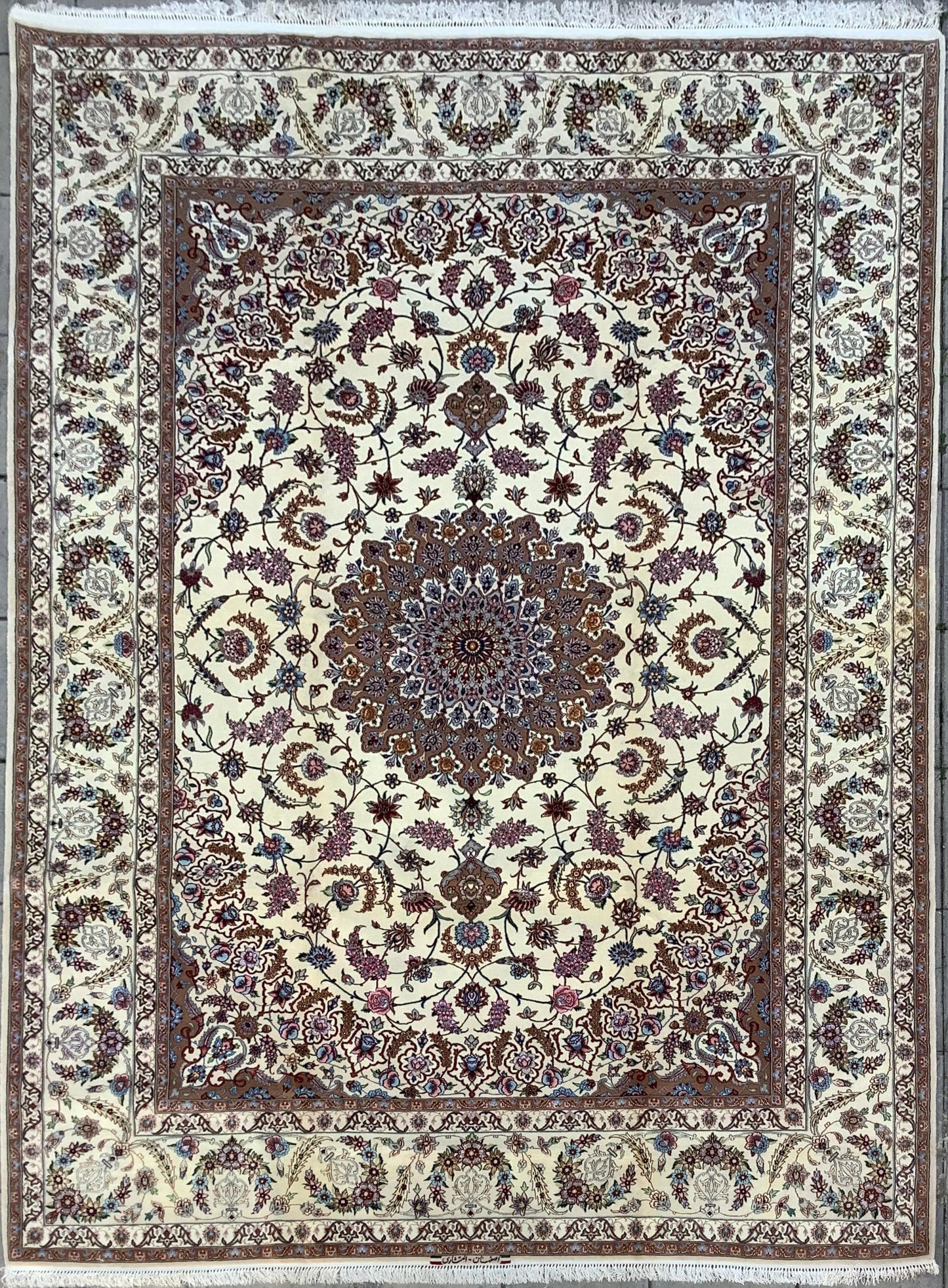 CHIC LARGE ISFAHAN ON SILK