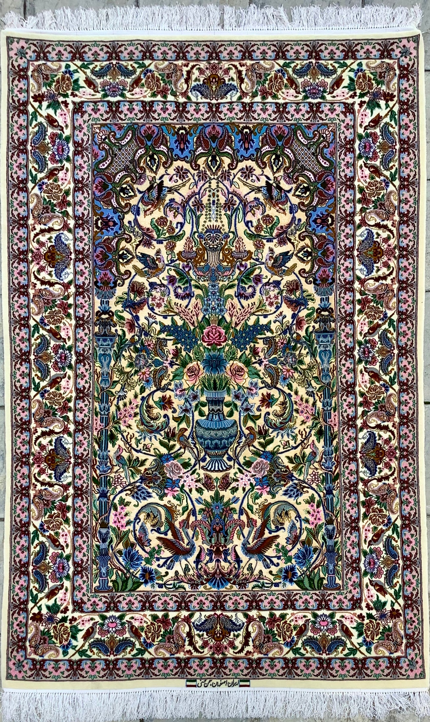 SILK ISFAHAN GOL O BOLBOL