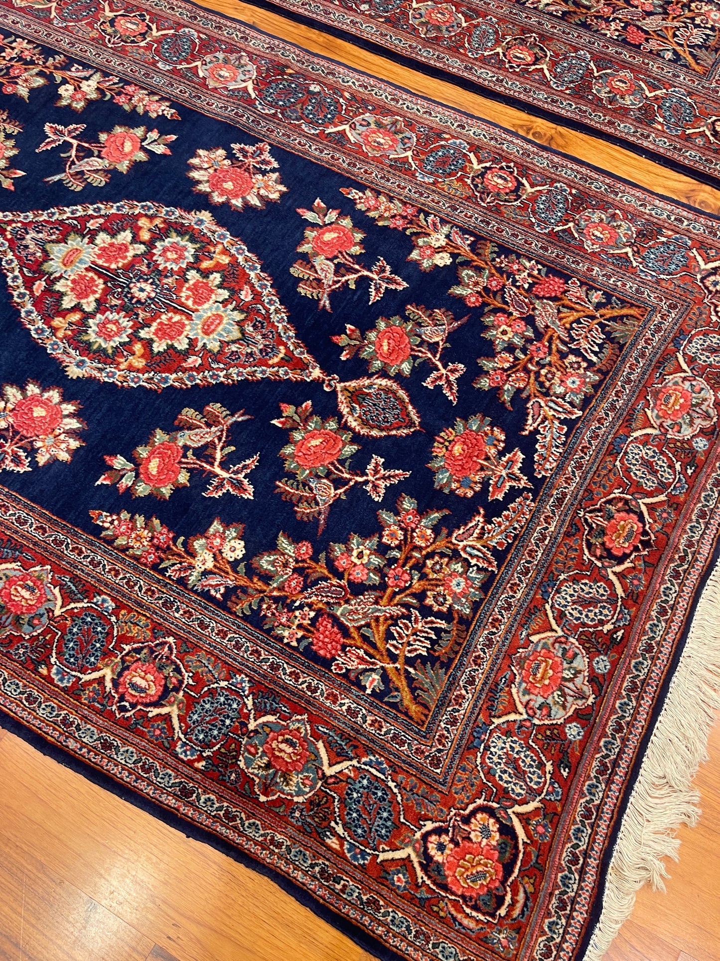 RARE GOL FARANG KASHAN PAIR