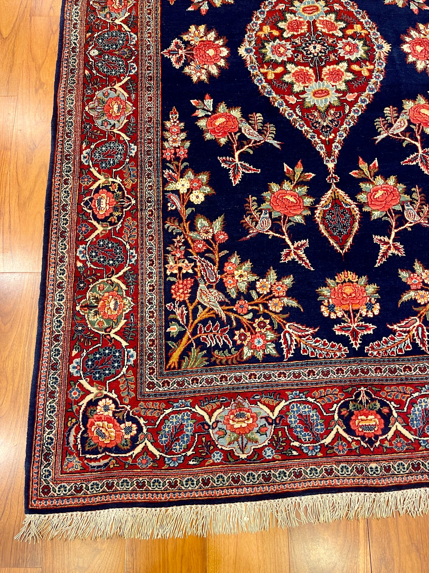 RARE GOL FARANG KASHAN PAIR