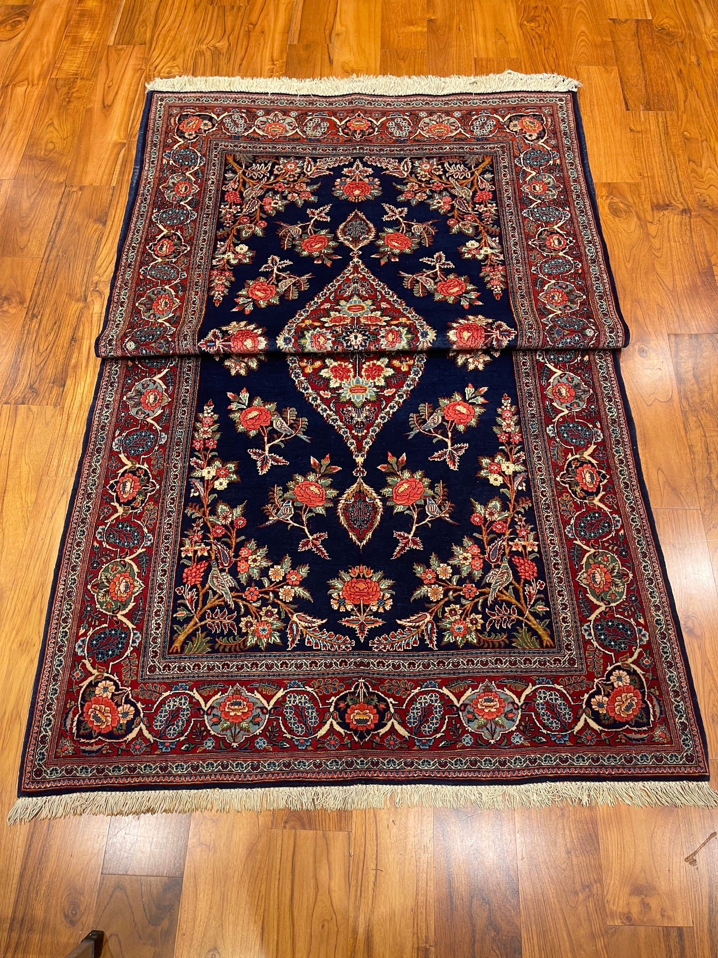 RARE GOL FARANG KASHAN PAIR