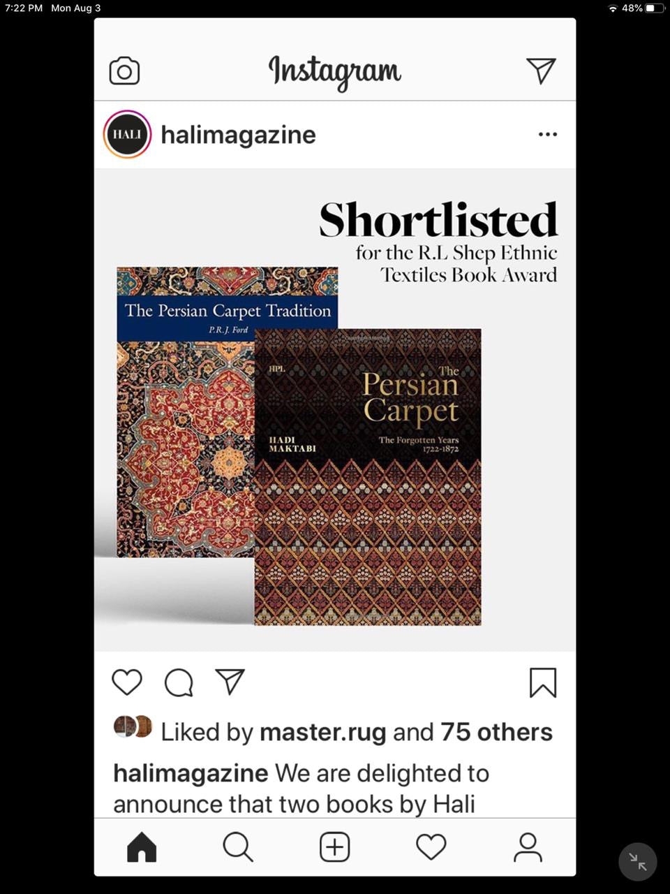 THE PERSIAN CARPET: THE FORGOTTEN YEARS 1722-1872