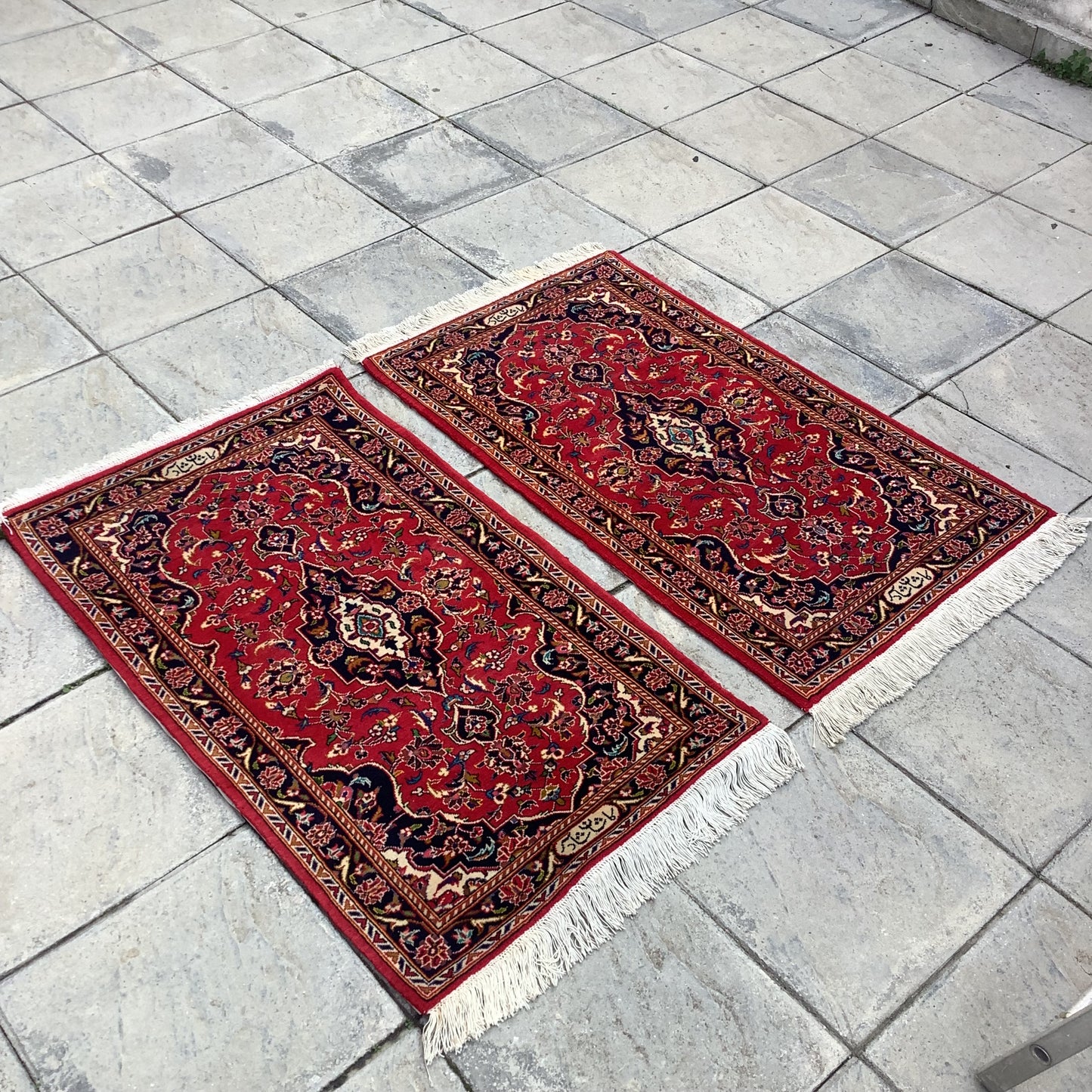 SHADSAR SIGNED KASHAN PAIR