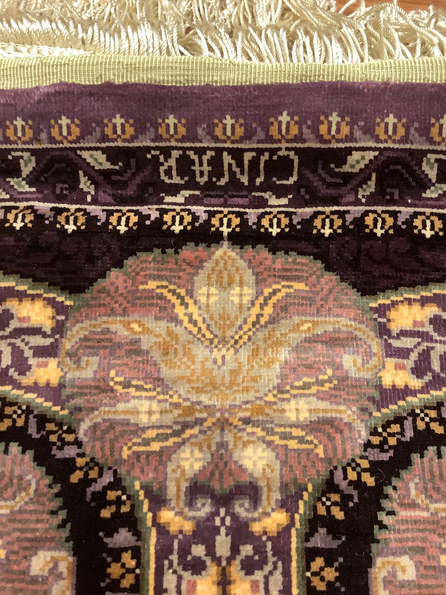 Purple Sunburst, A Pure Silk Hereke
