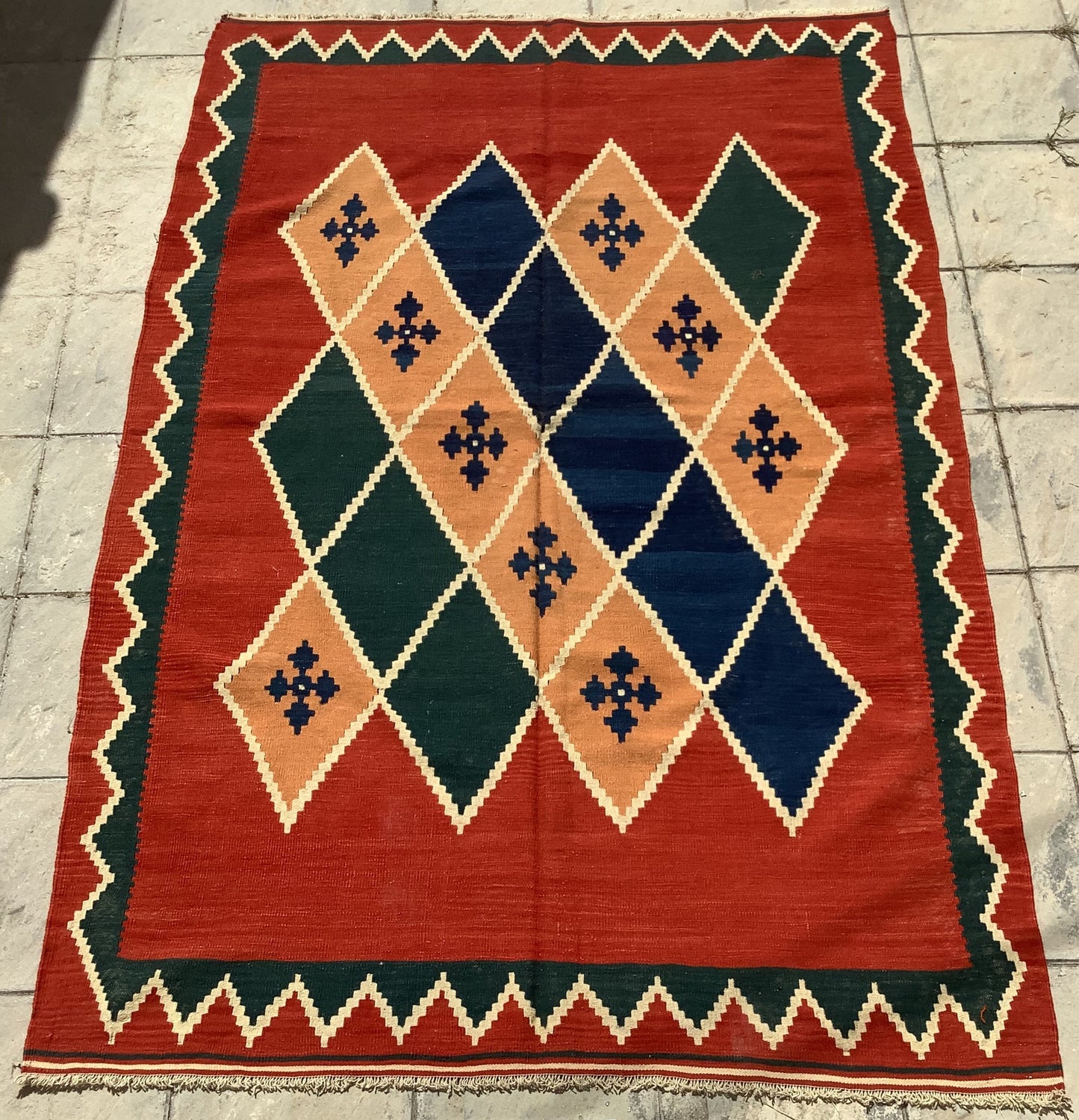 BRILLIANT LARGE MODERN KILIM