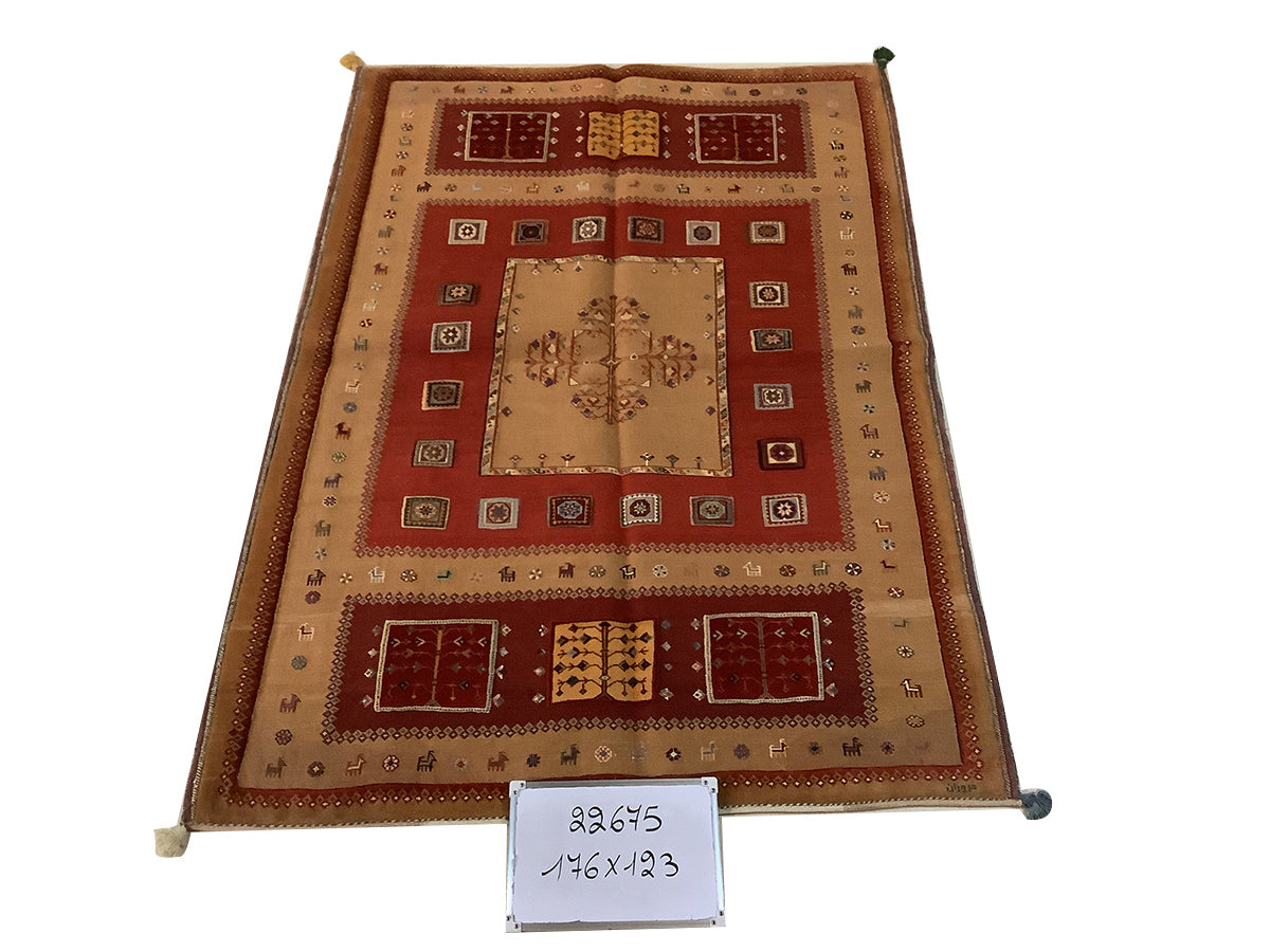 CAMEL HAIR 3D KILIM