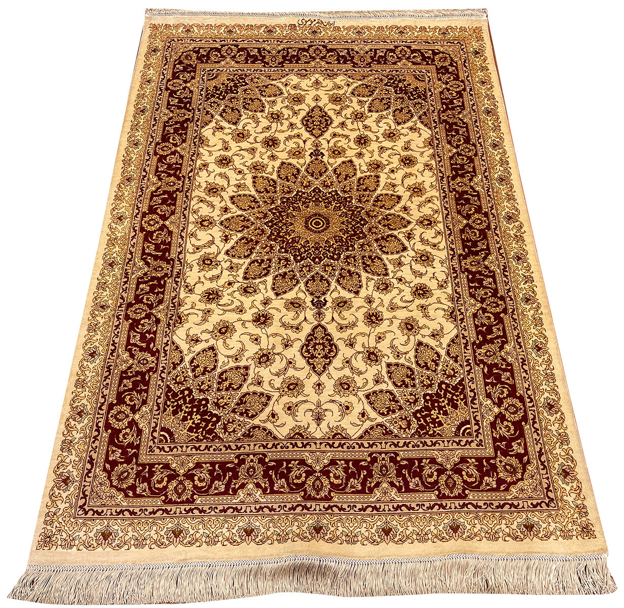 BURGUNDY CRÈME PURE SILK