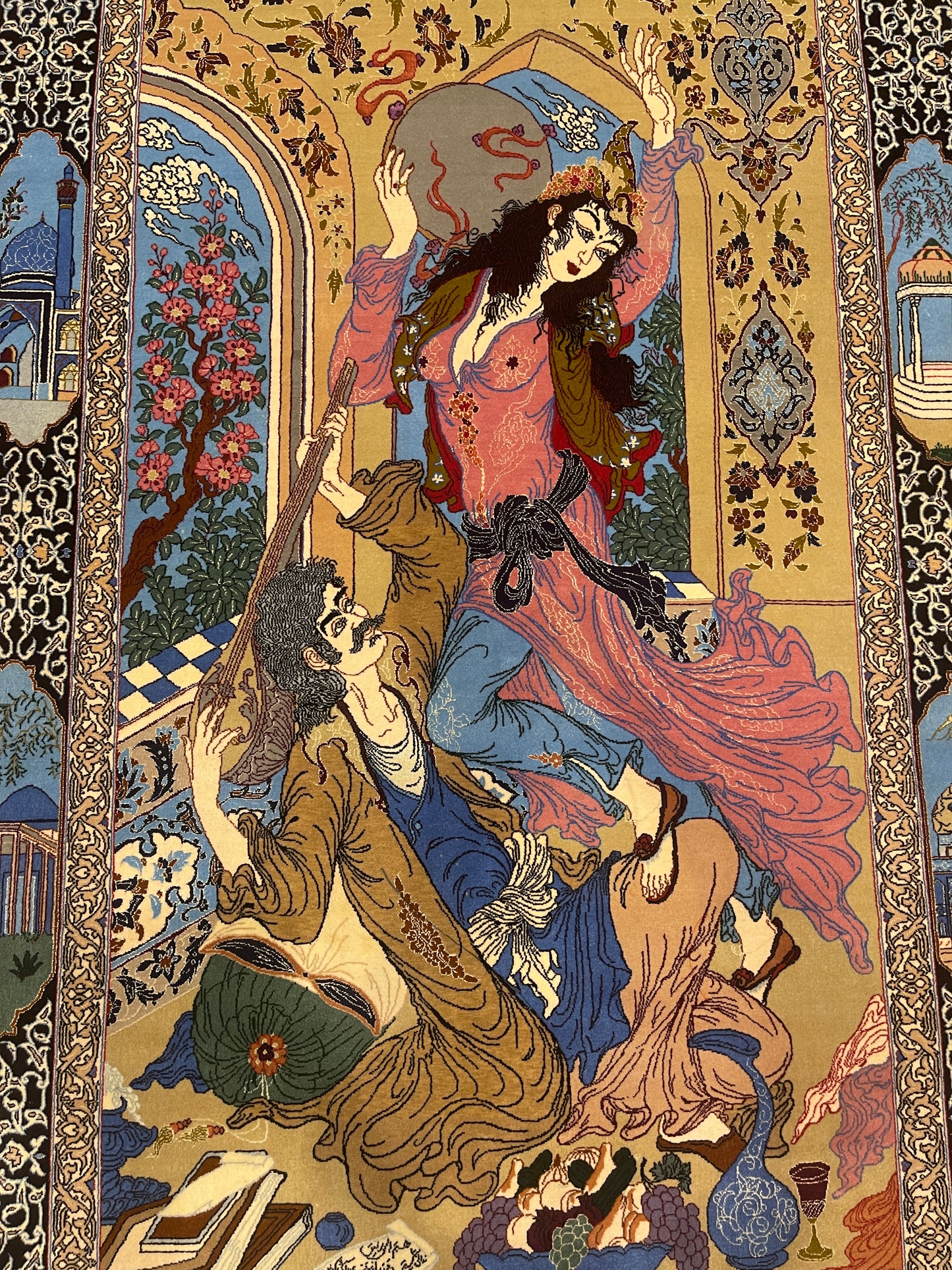 OMAR KHAYYAM PICTORIAL RUG