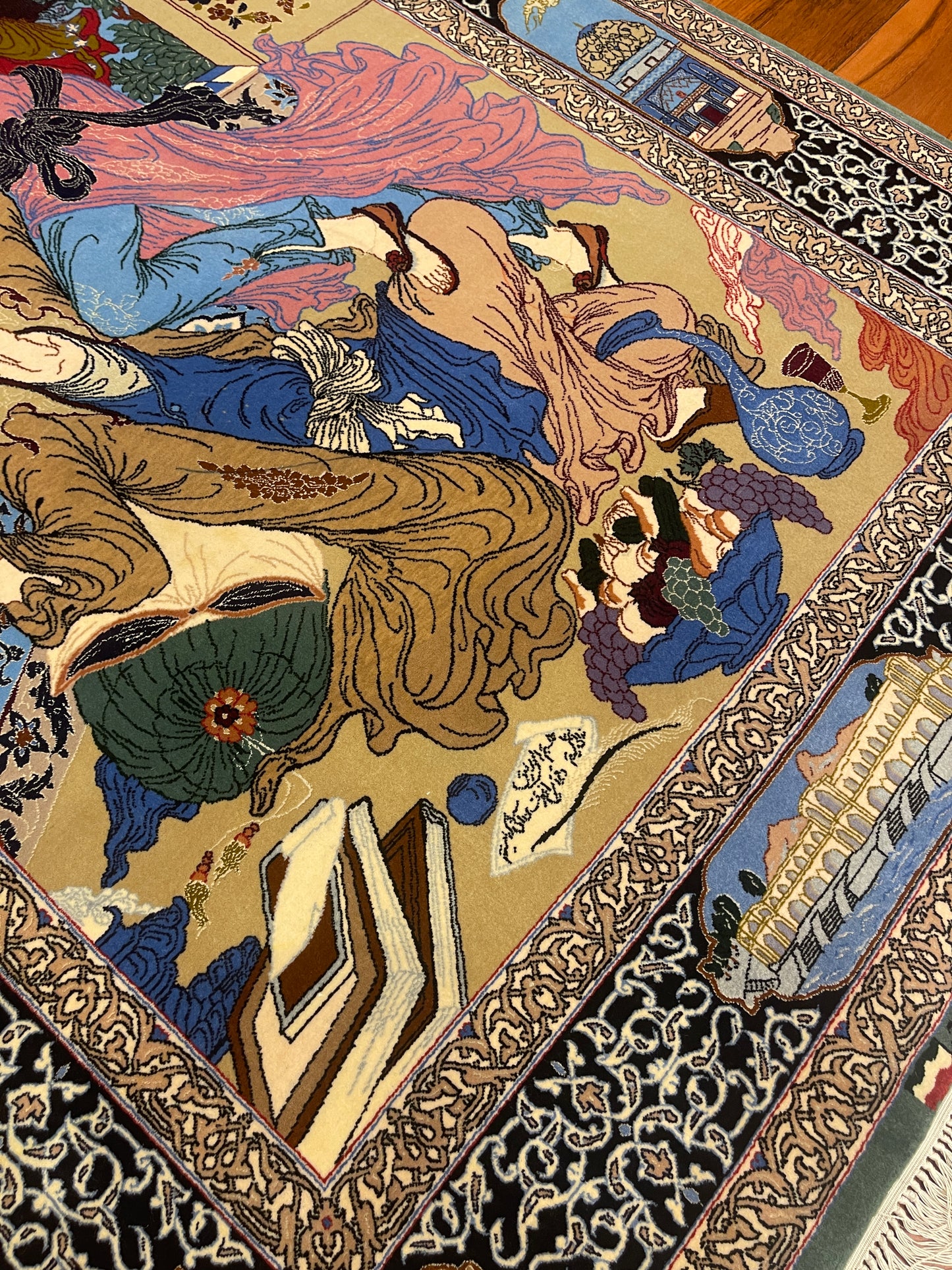 OMAR KHAYYAM PICTORIAL RUG