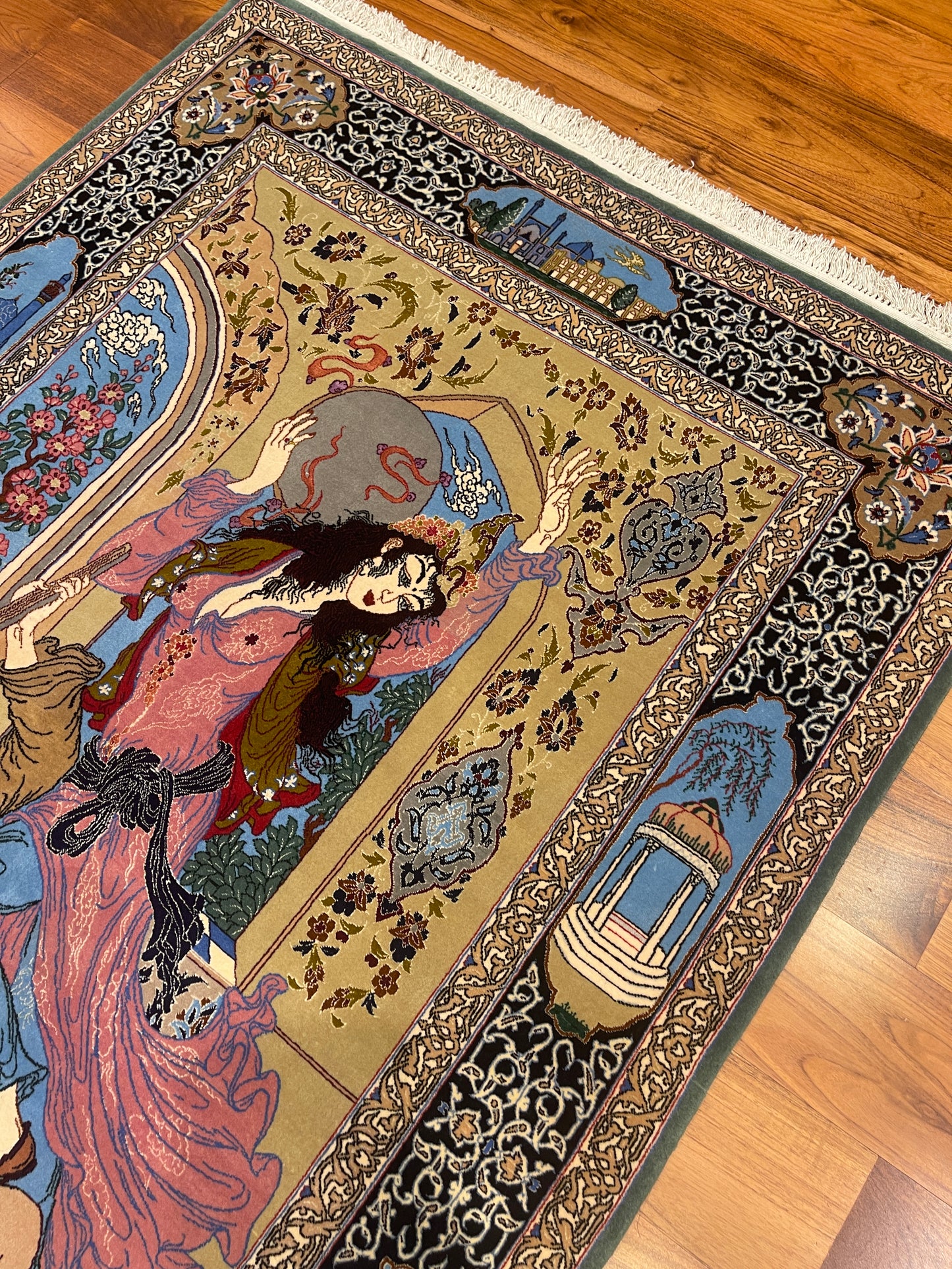 OMAR KHAYYAM PICTORIAL RUG