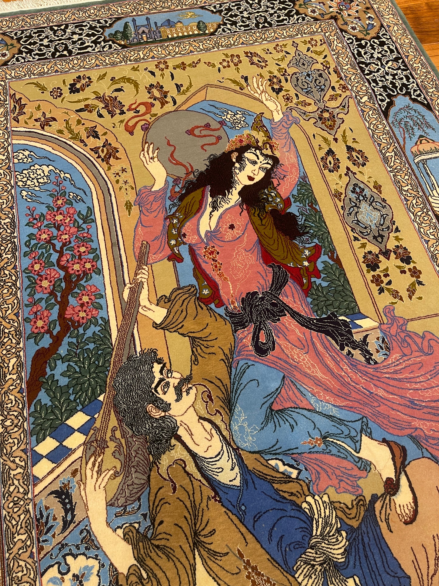 OMAR KHAYYAM PICTORIAL RUG