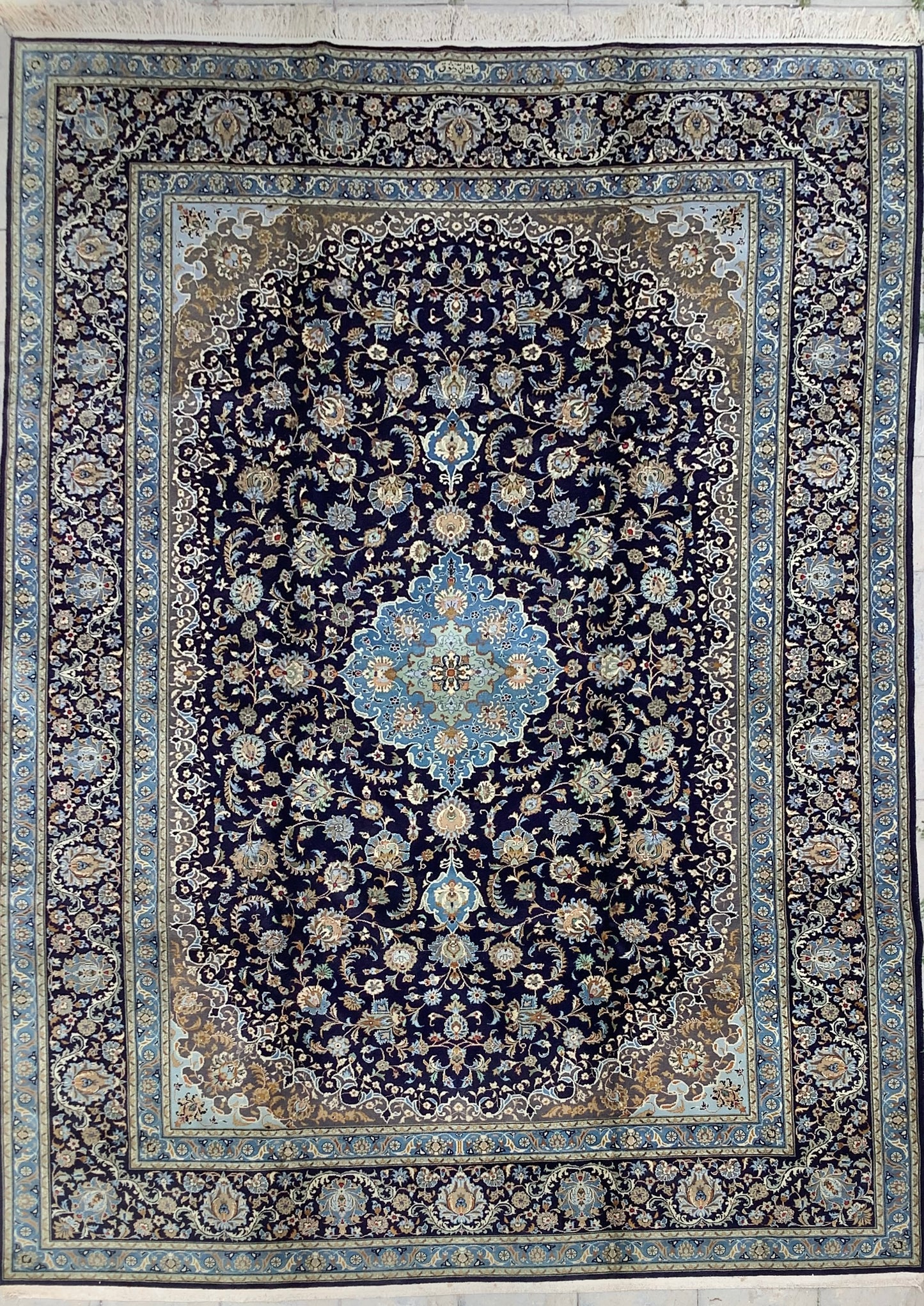 VINTAGE BLUE KASHAN