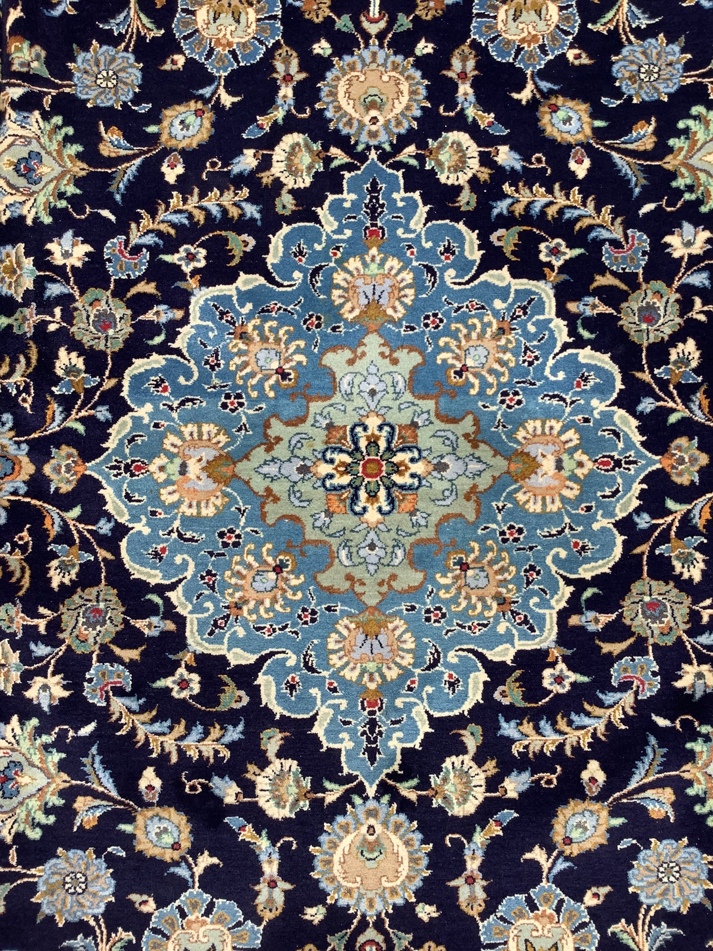 VINTAGE BLUE KASHAN