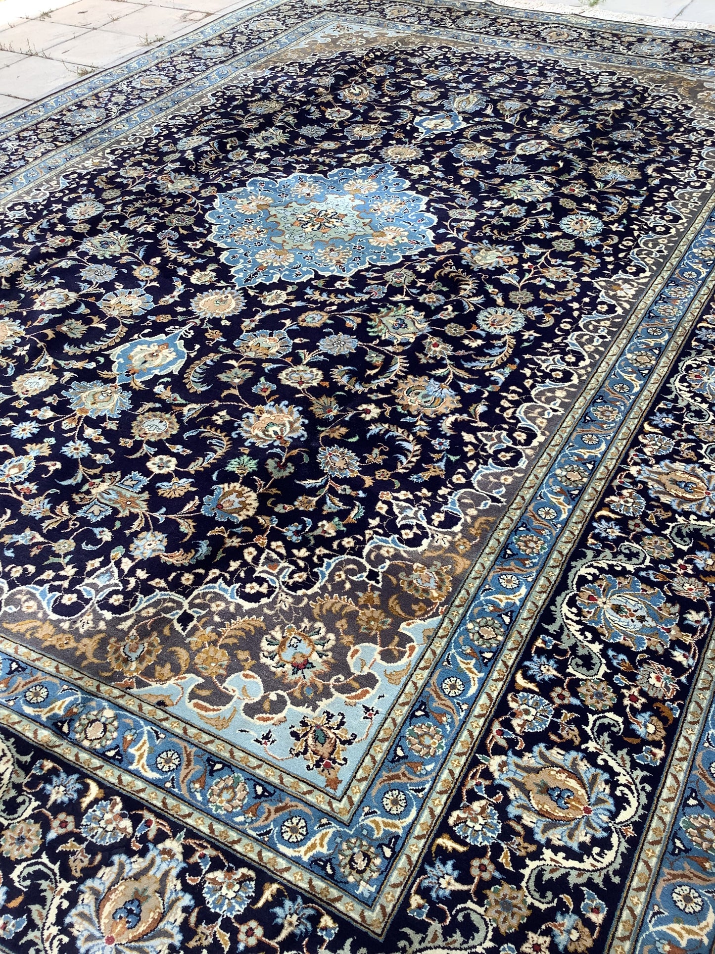 VINTAGE BLUE KASHAN