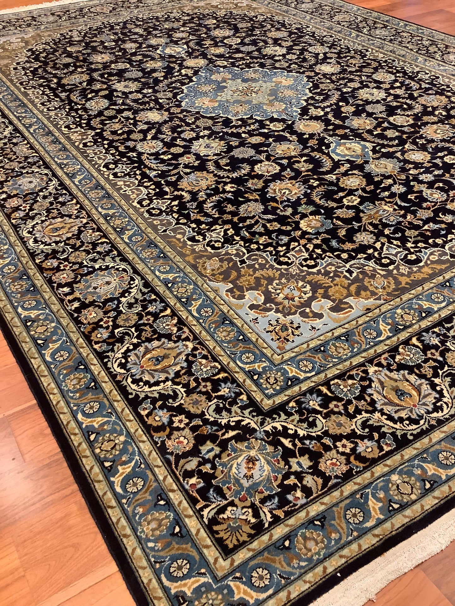 VINTAGE BLUE KASHAN