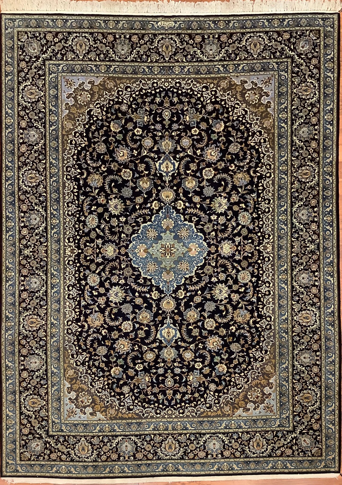 VINTAGE BLUE KASHAN