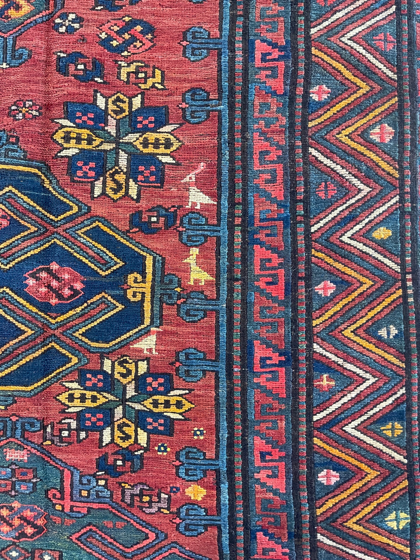 ANTIQUE KUBA CAUCASIAN SUMAKH