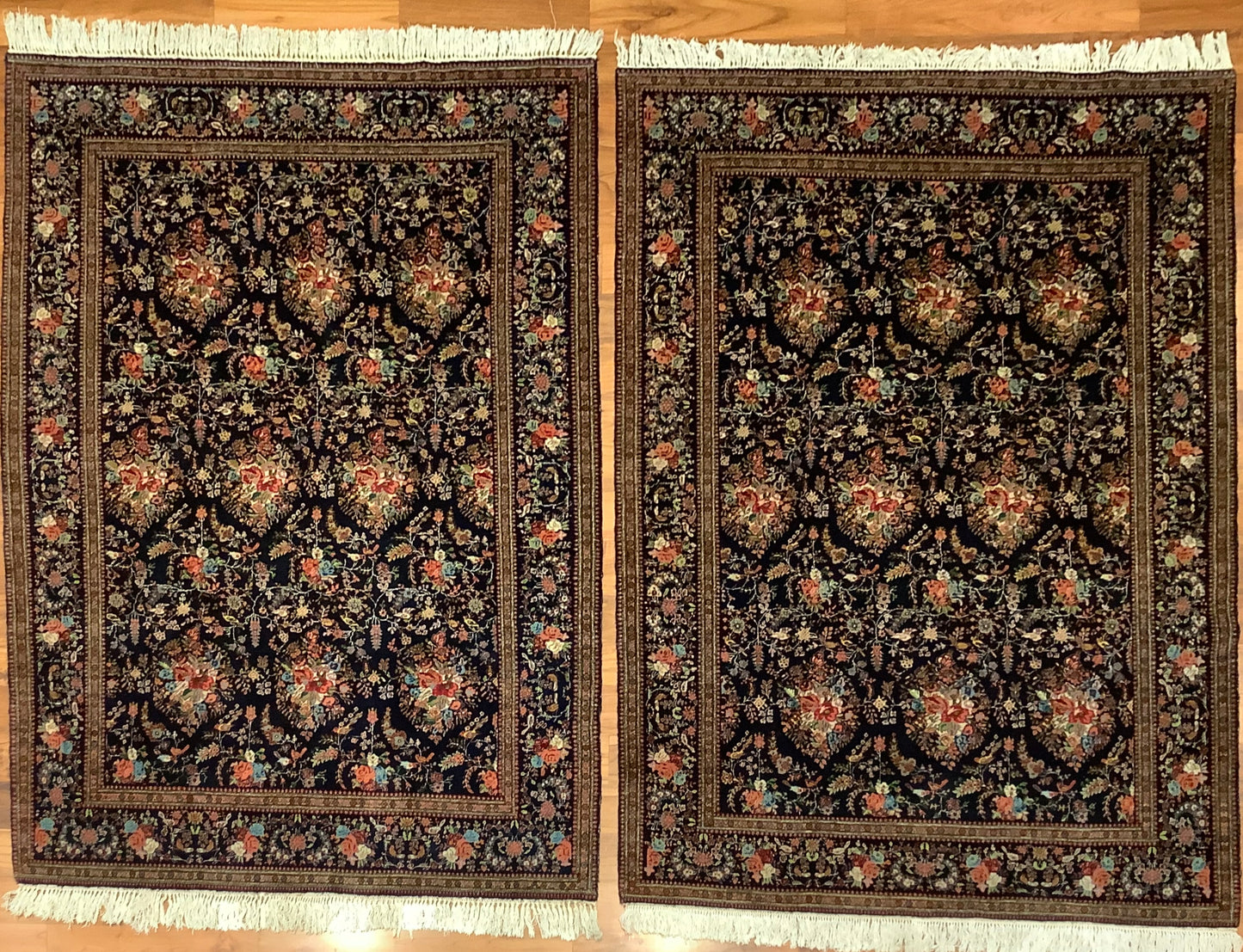 GOL FARANG ANTIQUE TABRIZ PAIR