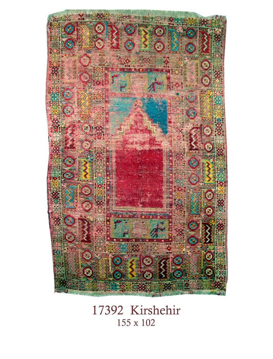 Antique Anatolian Prayer Rug