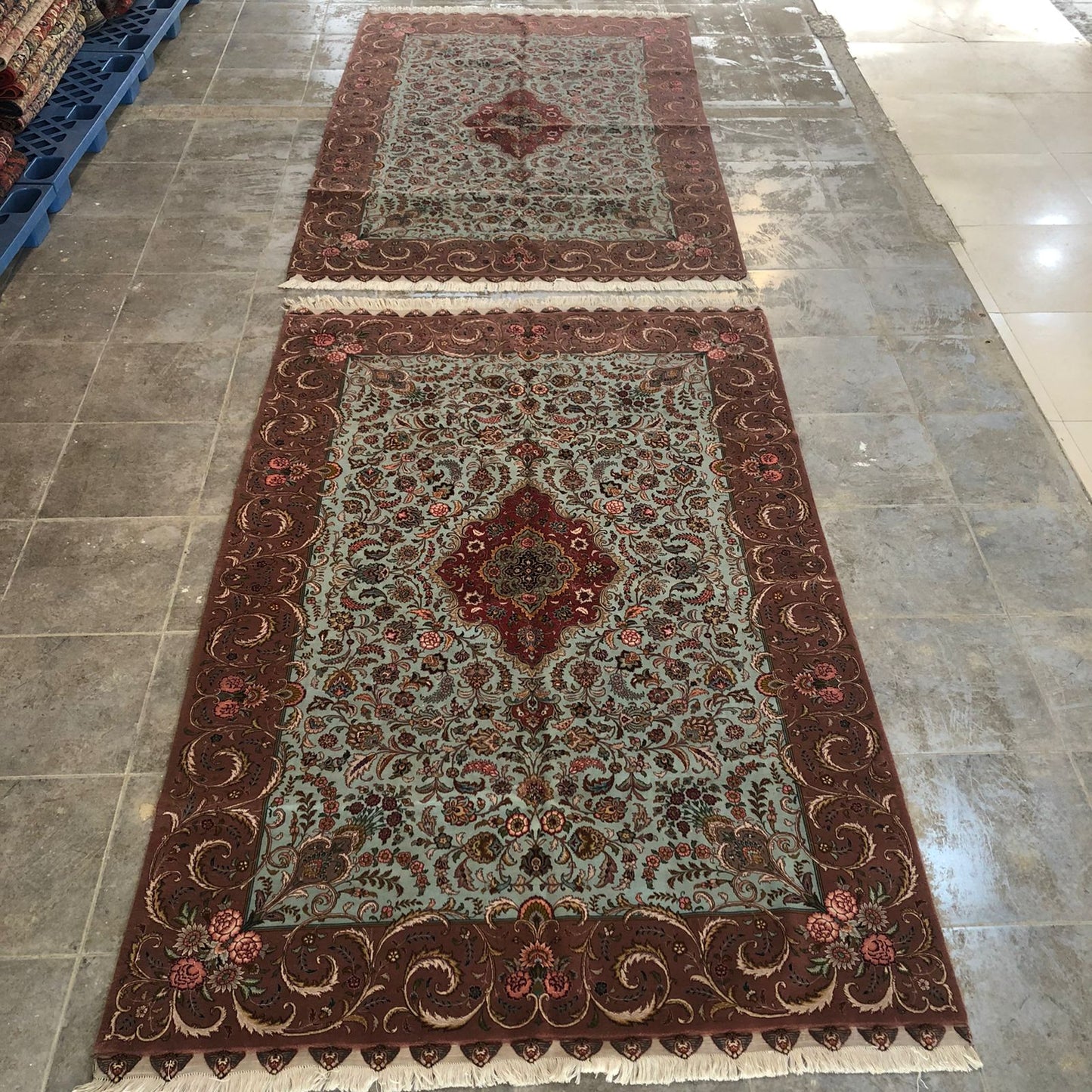 OLD GREEN PARDE PAIR