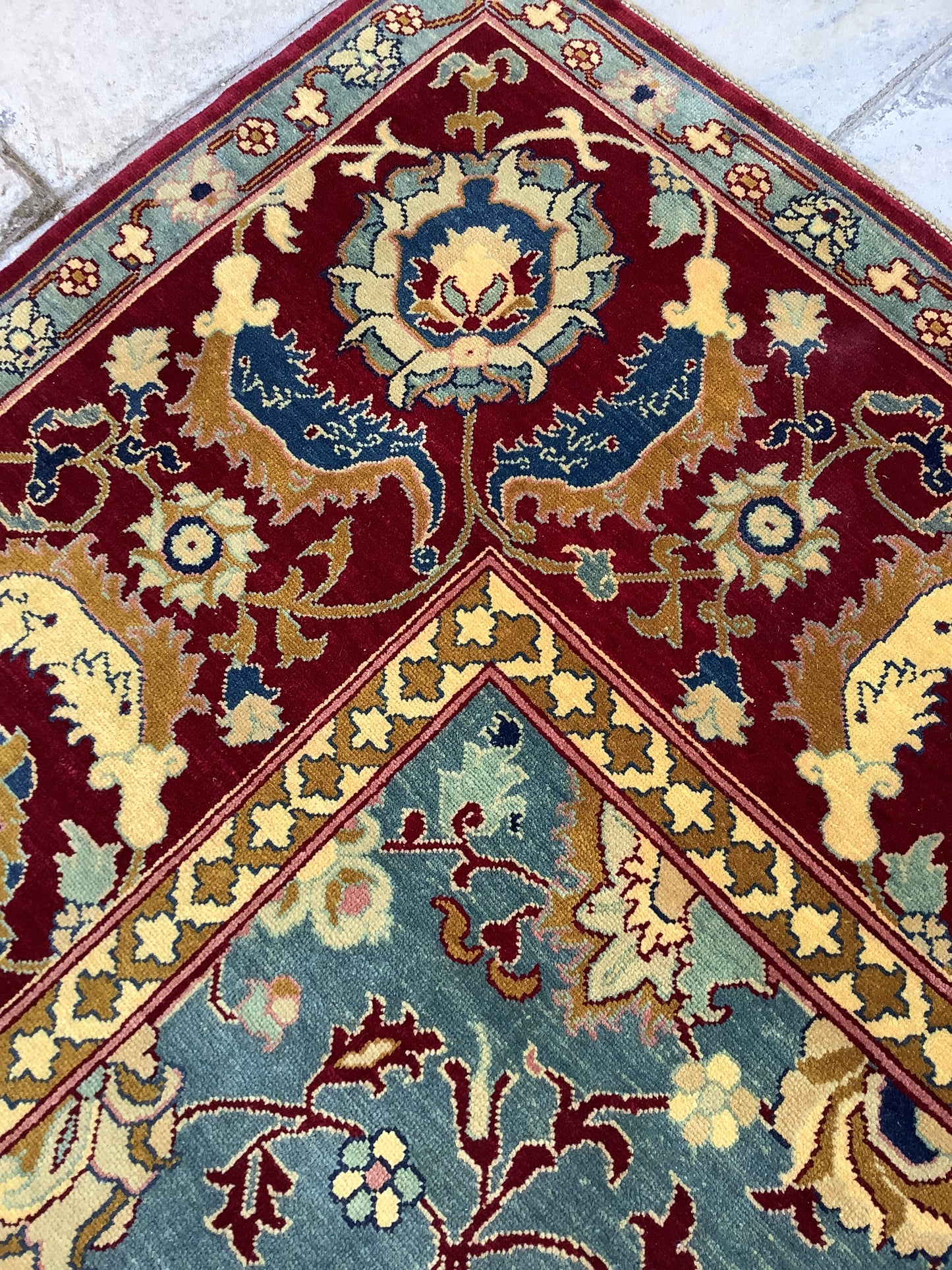 BEAUTIFUL BLUE TURKISH USHAK