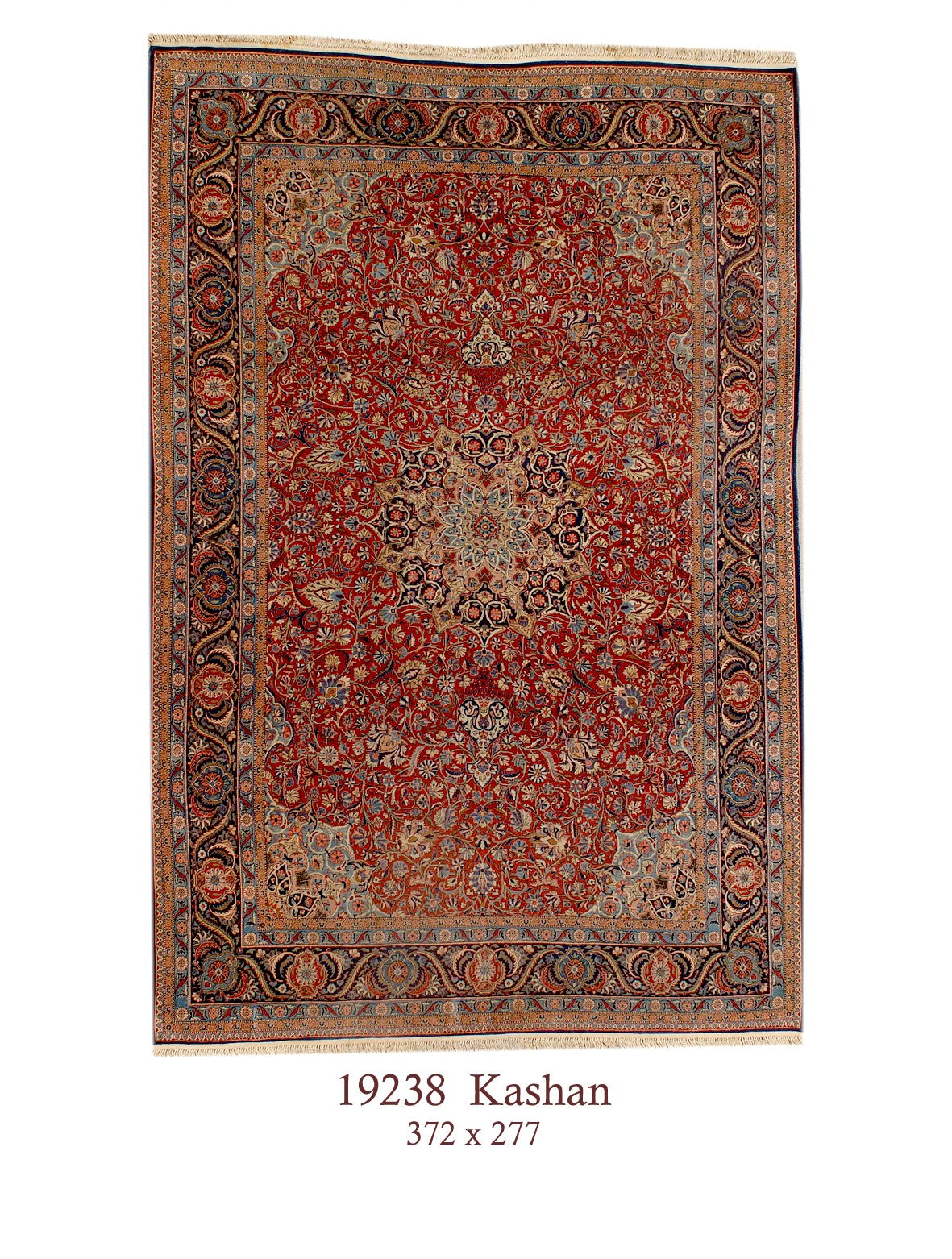 ANTIQUE RED KASHAN