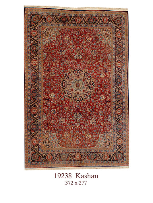 ANTIQUE RED KASHAN