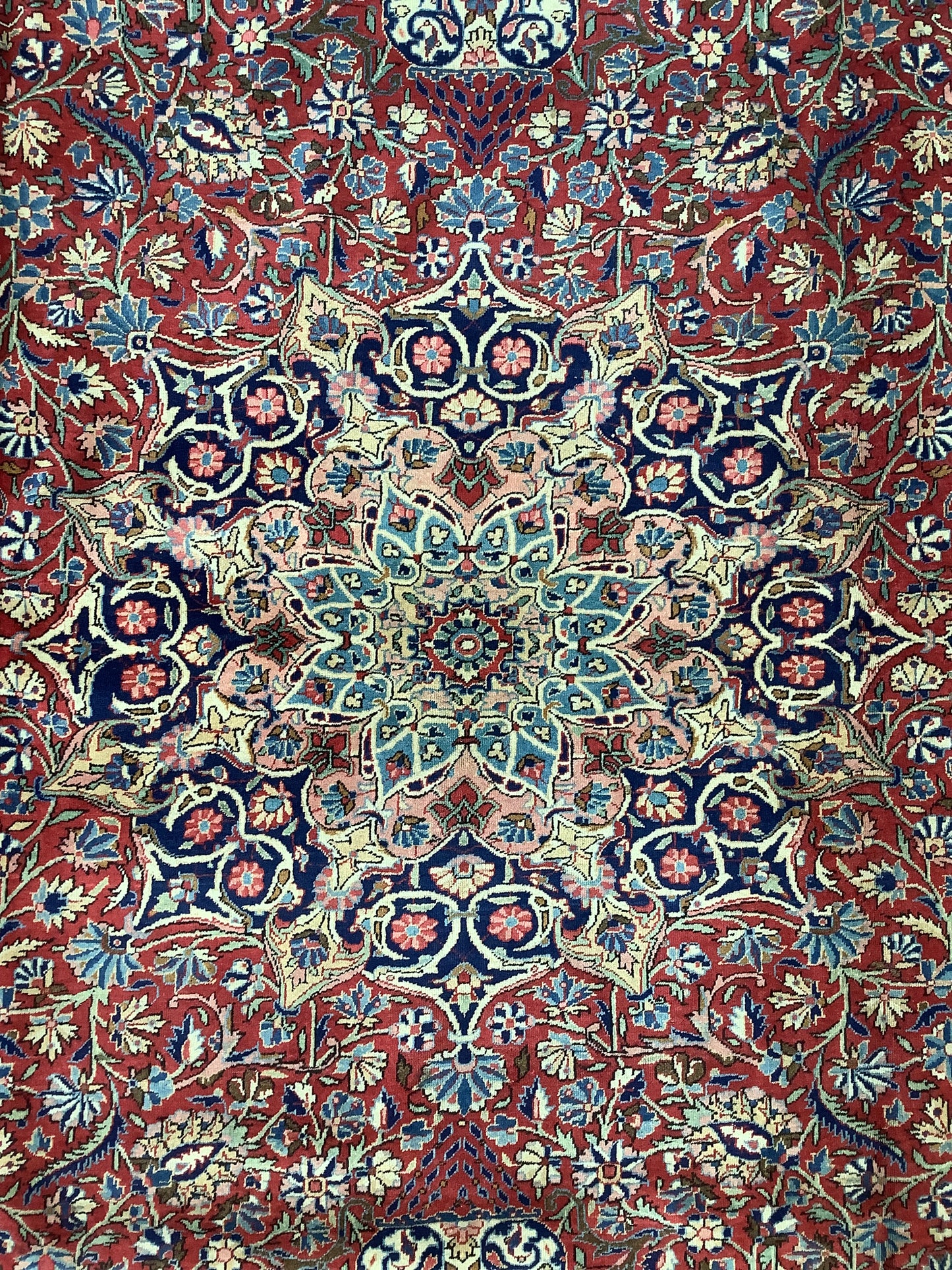 ANTIQUE RED KASHAN
