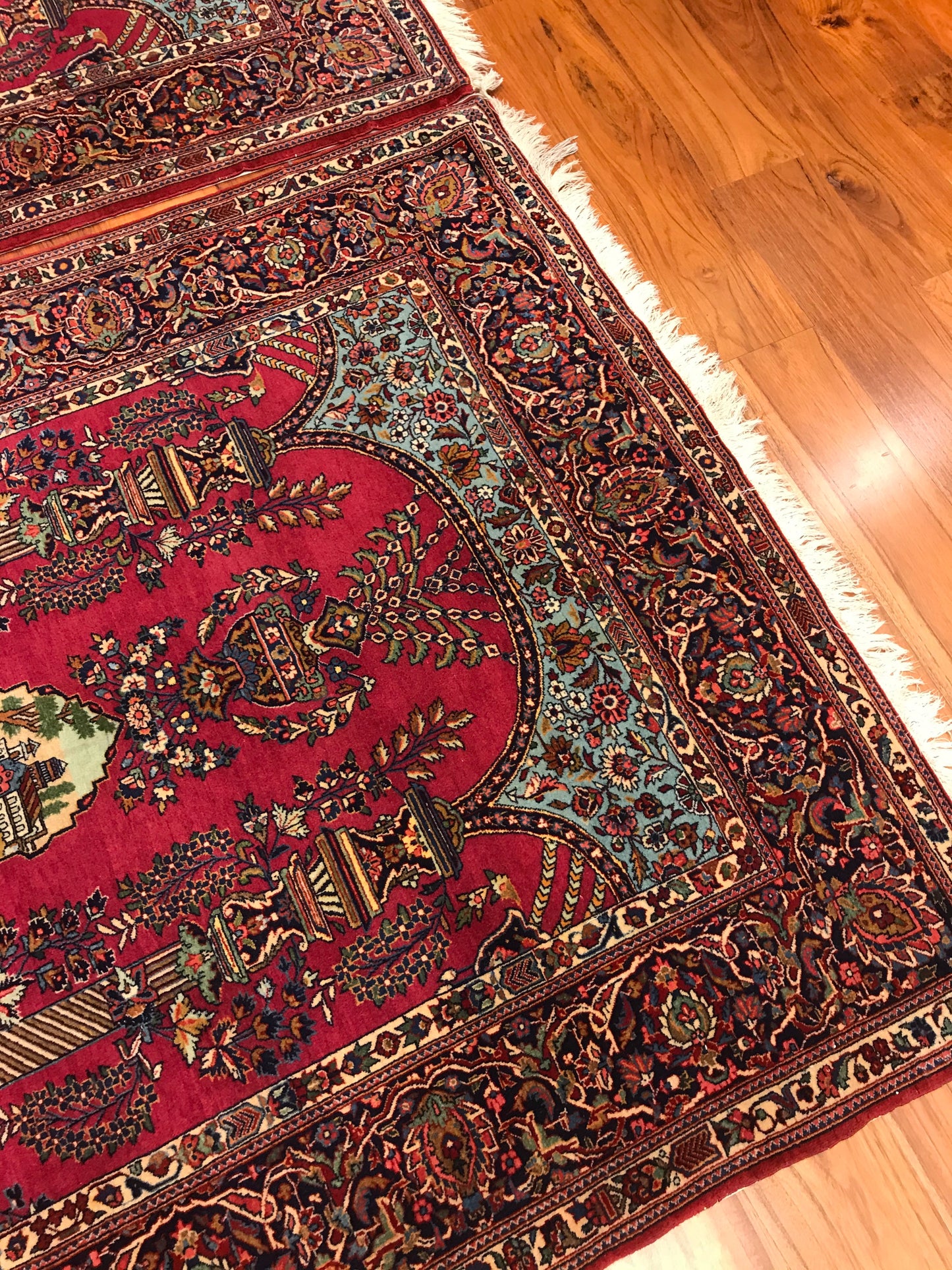 ANTIQUE KASHAN PAIR