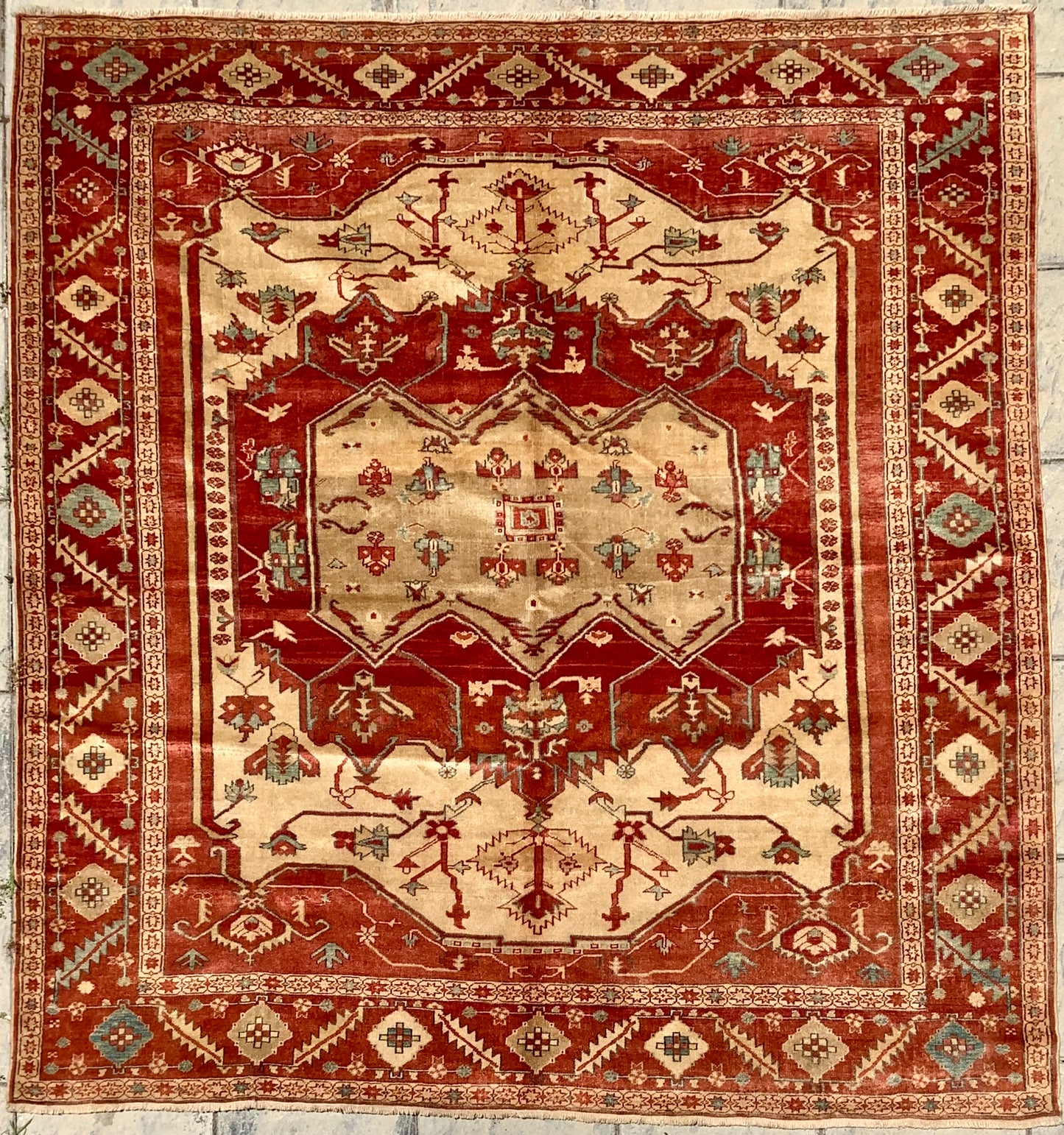 Serapi Vintage Carpet