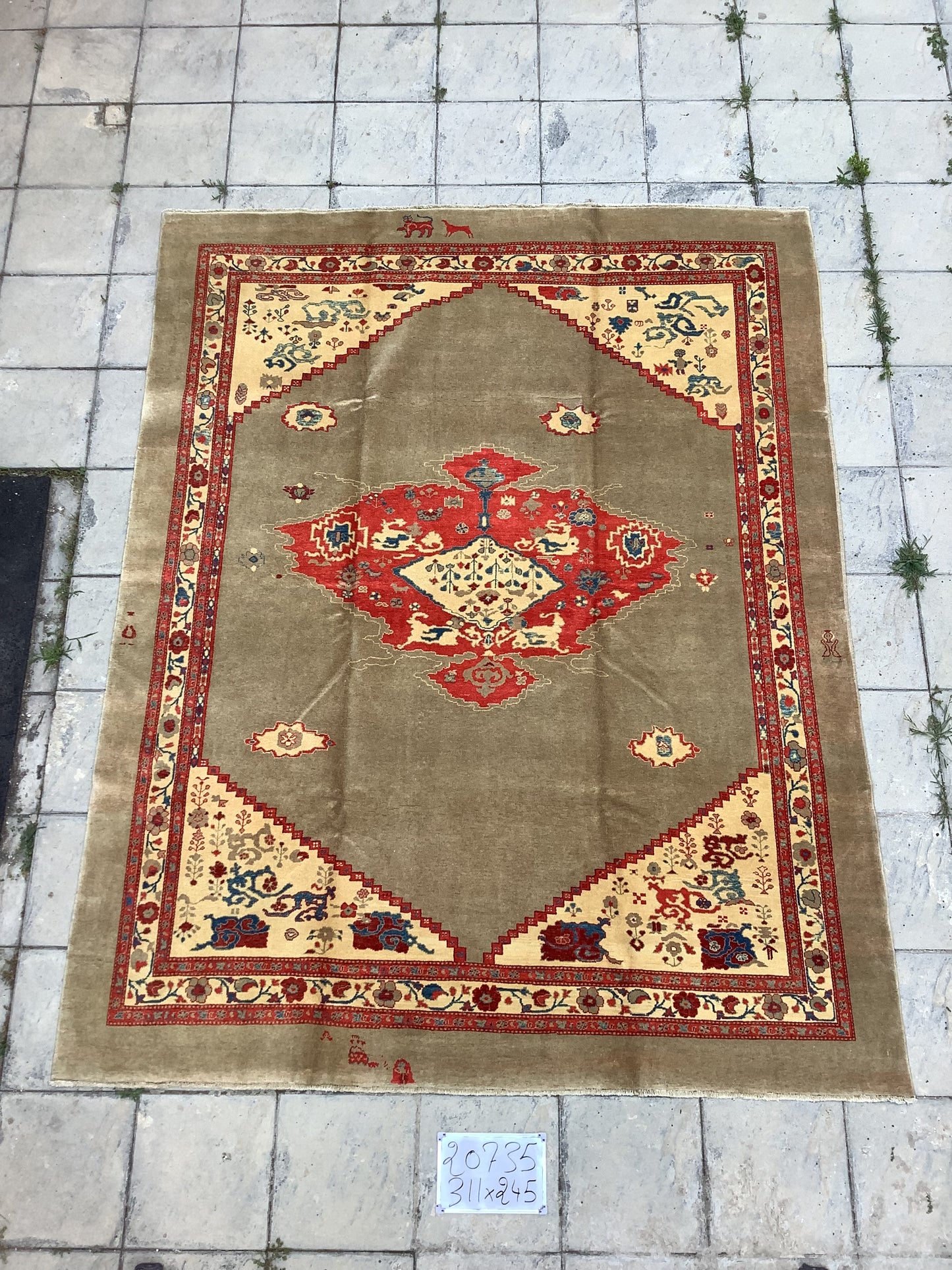 Camel Hair Vintage Heriz
