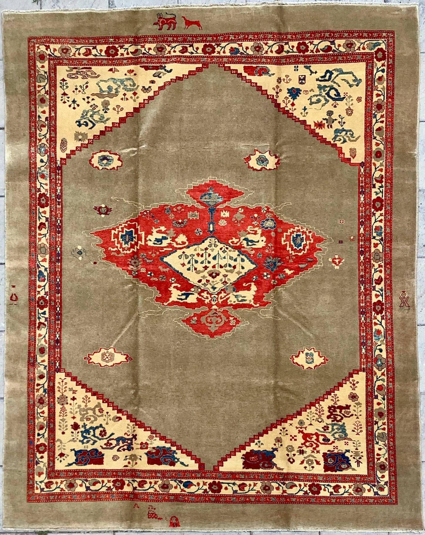 Camel Hair Vintage Heriz