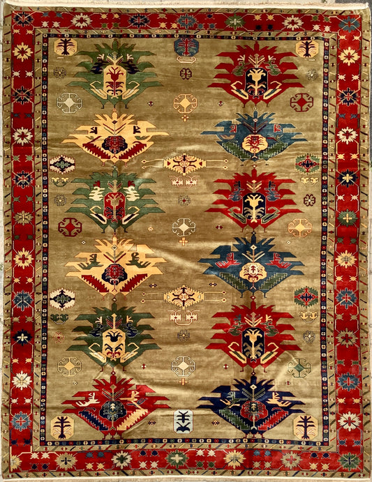 Majestic Olive Green Kazak