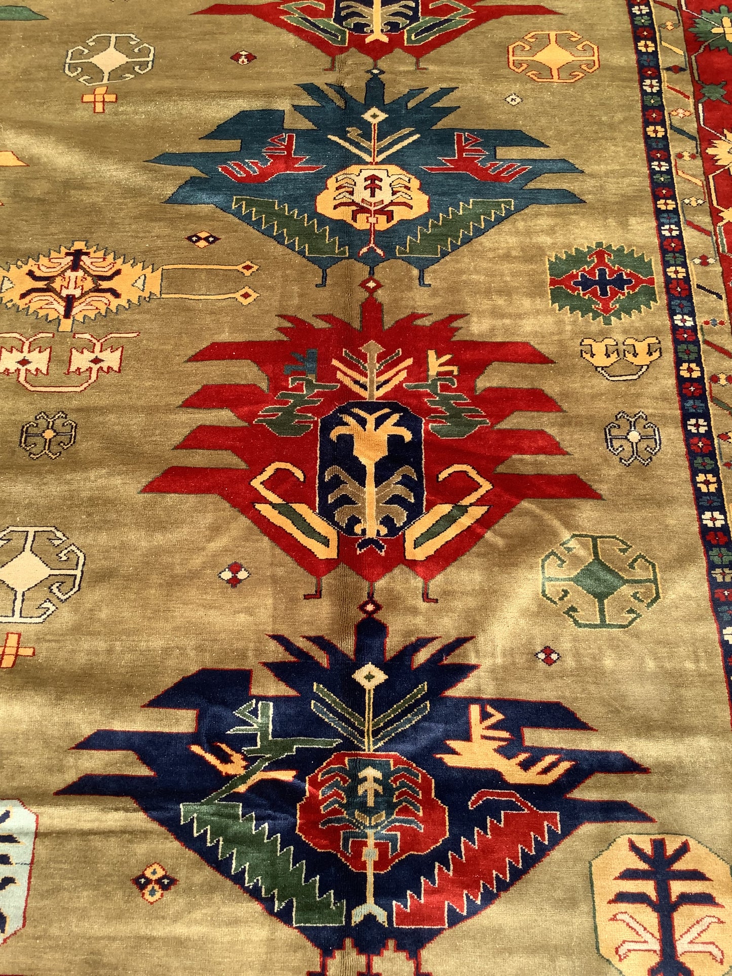 Majestic Olive Green Kazak