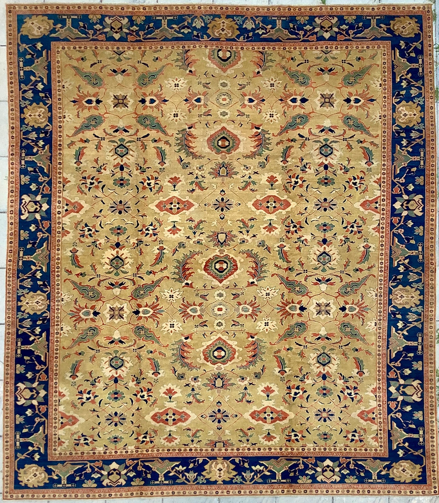 Vintage Green Ushak