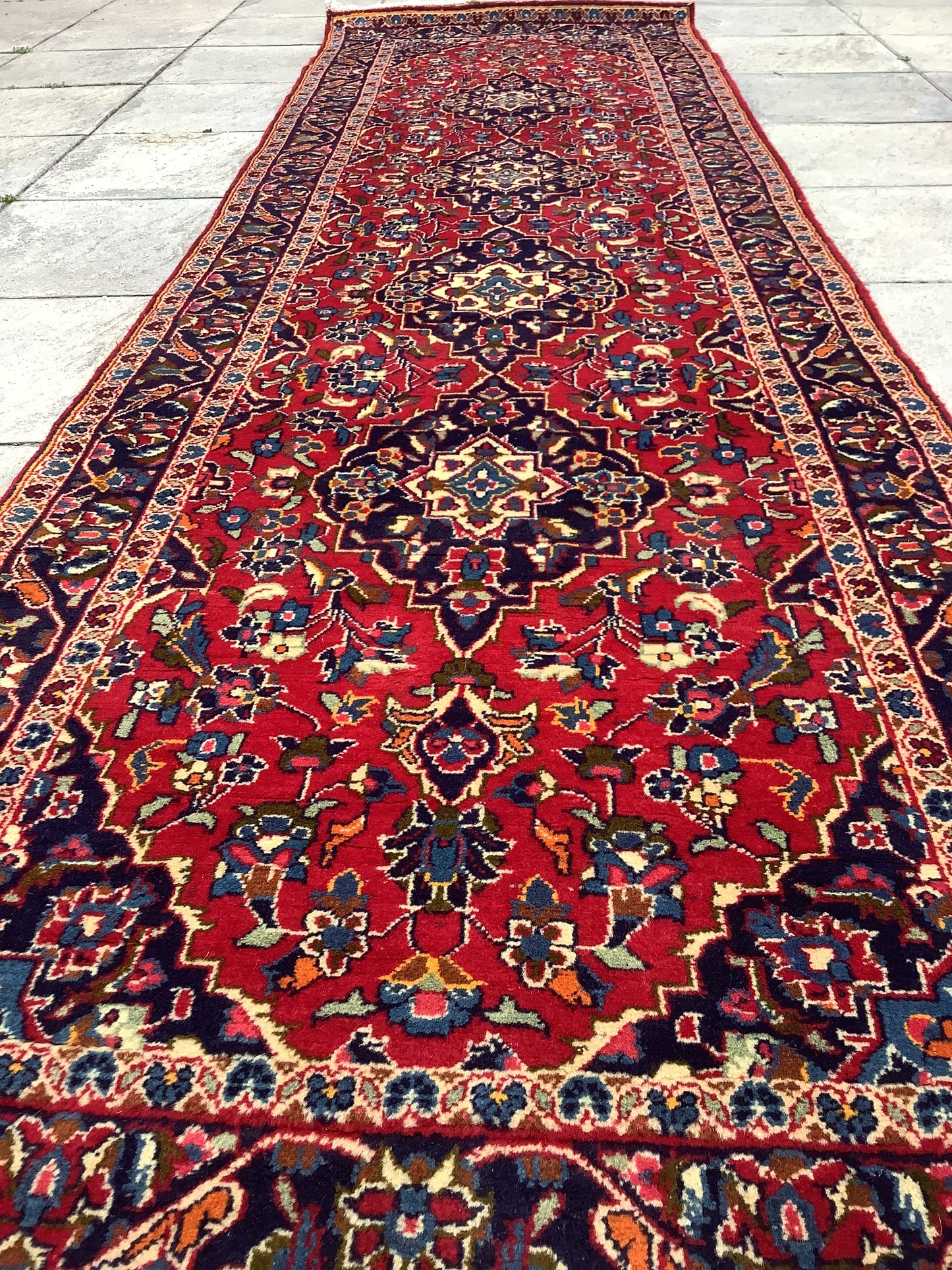 ARABESQUE RED KASHAN RUNNER