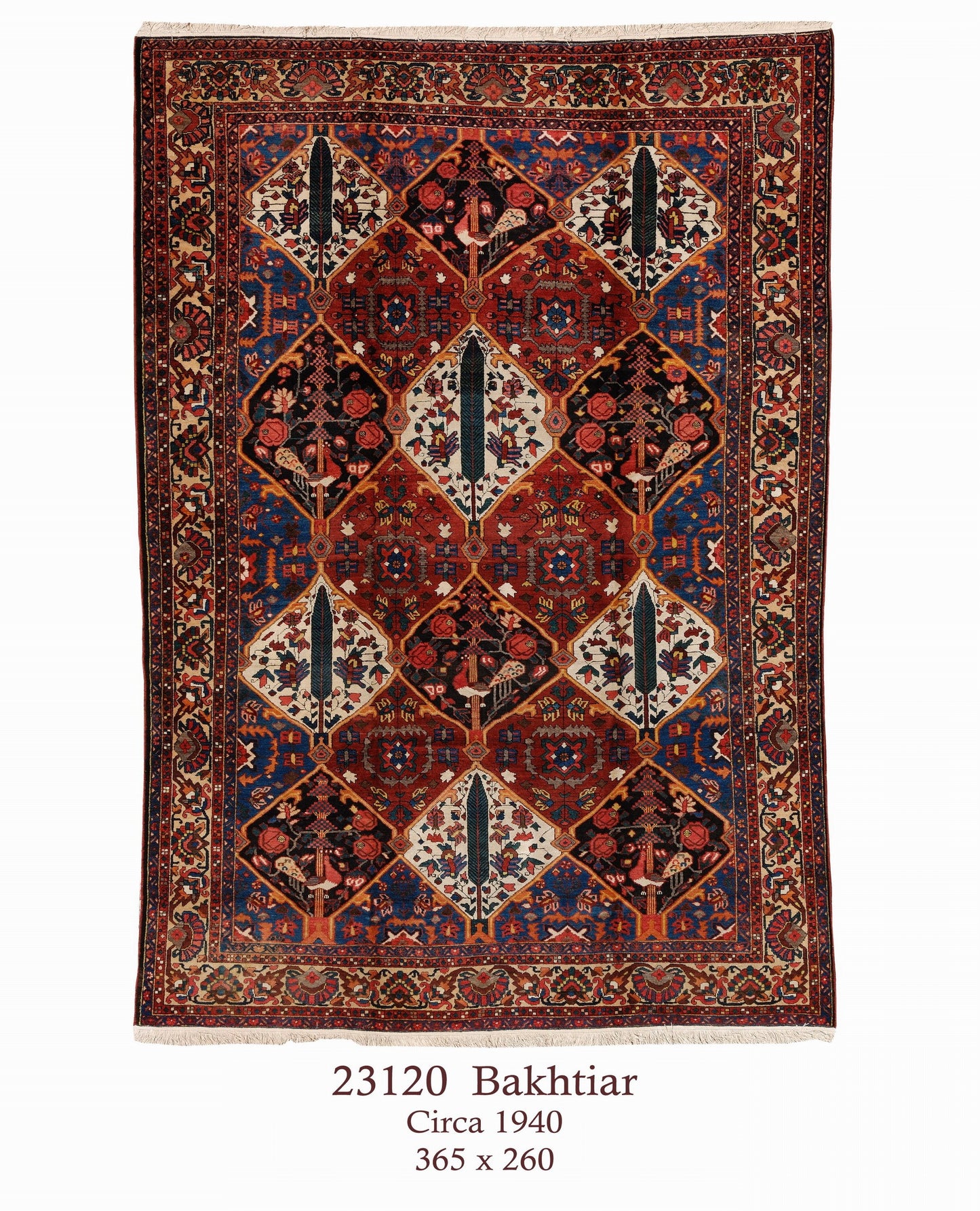 MAJESTIC ANTIQUE BAKHTIARI GARDEN