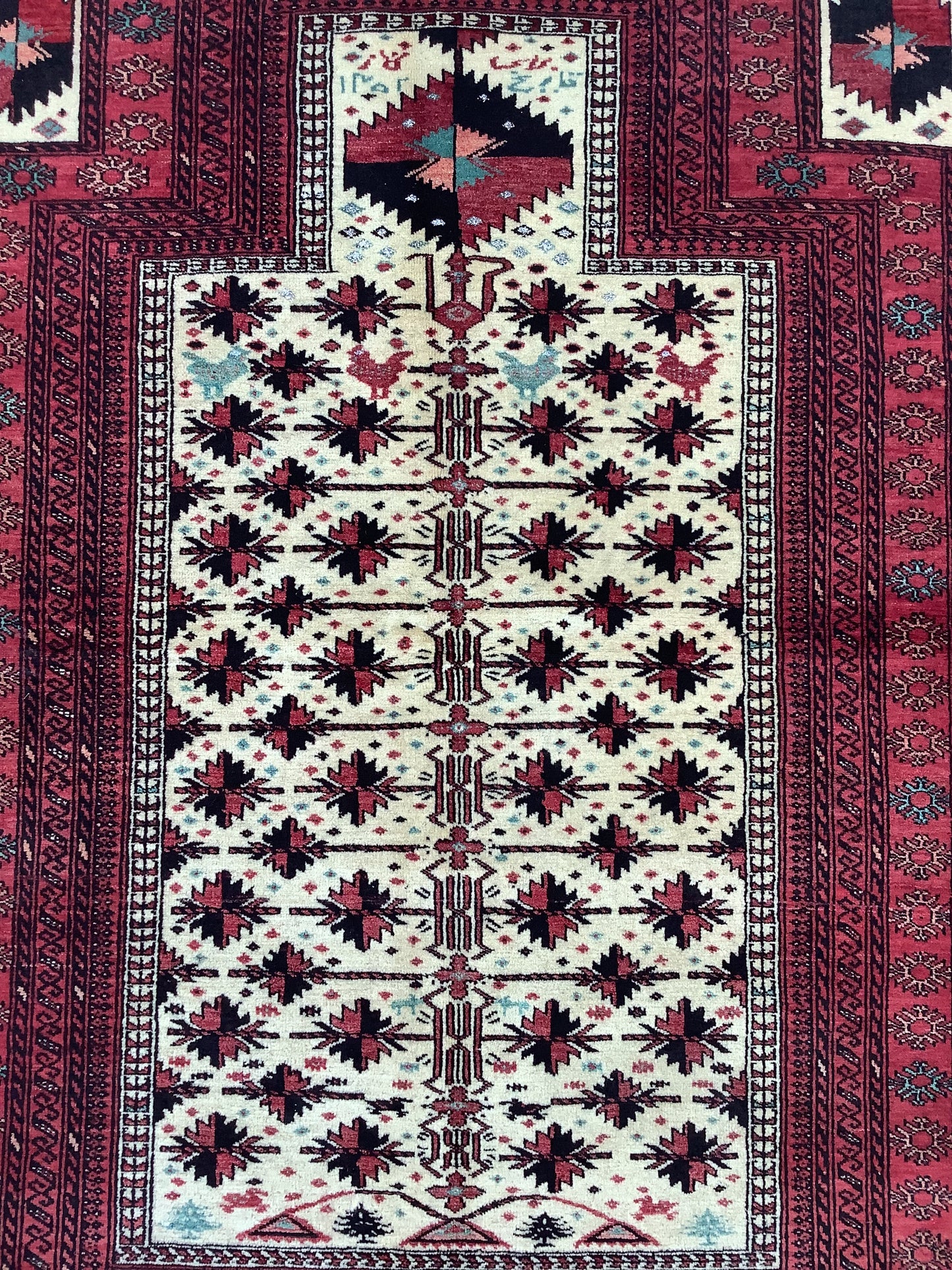 PART SILK BALUCH PRAYER (SIGNED & DATED)