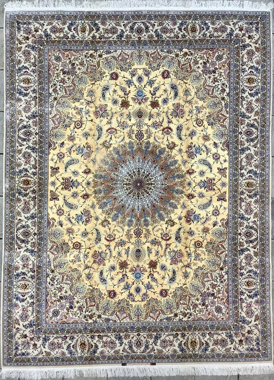 EXTRA FINE SAFFRON SILK ISFAHAN