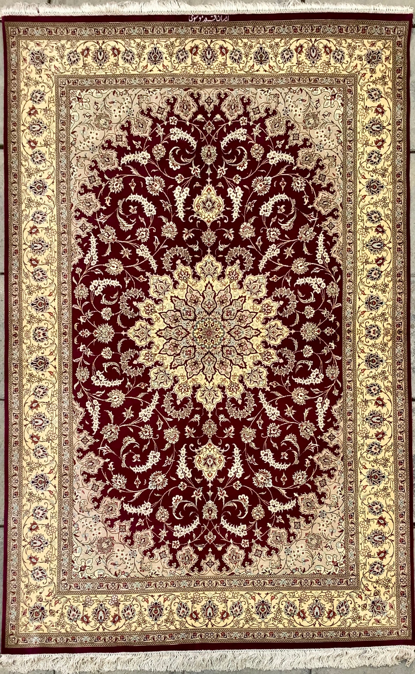 BURGUNDY PURE SILK