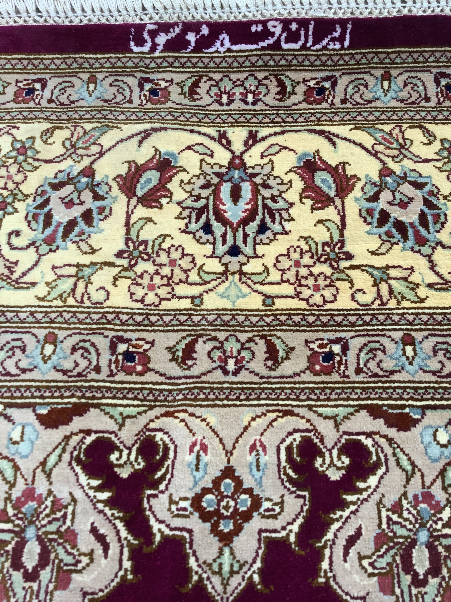 BURGUNDY PURE SILK