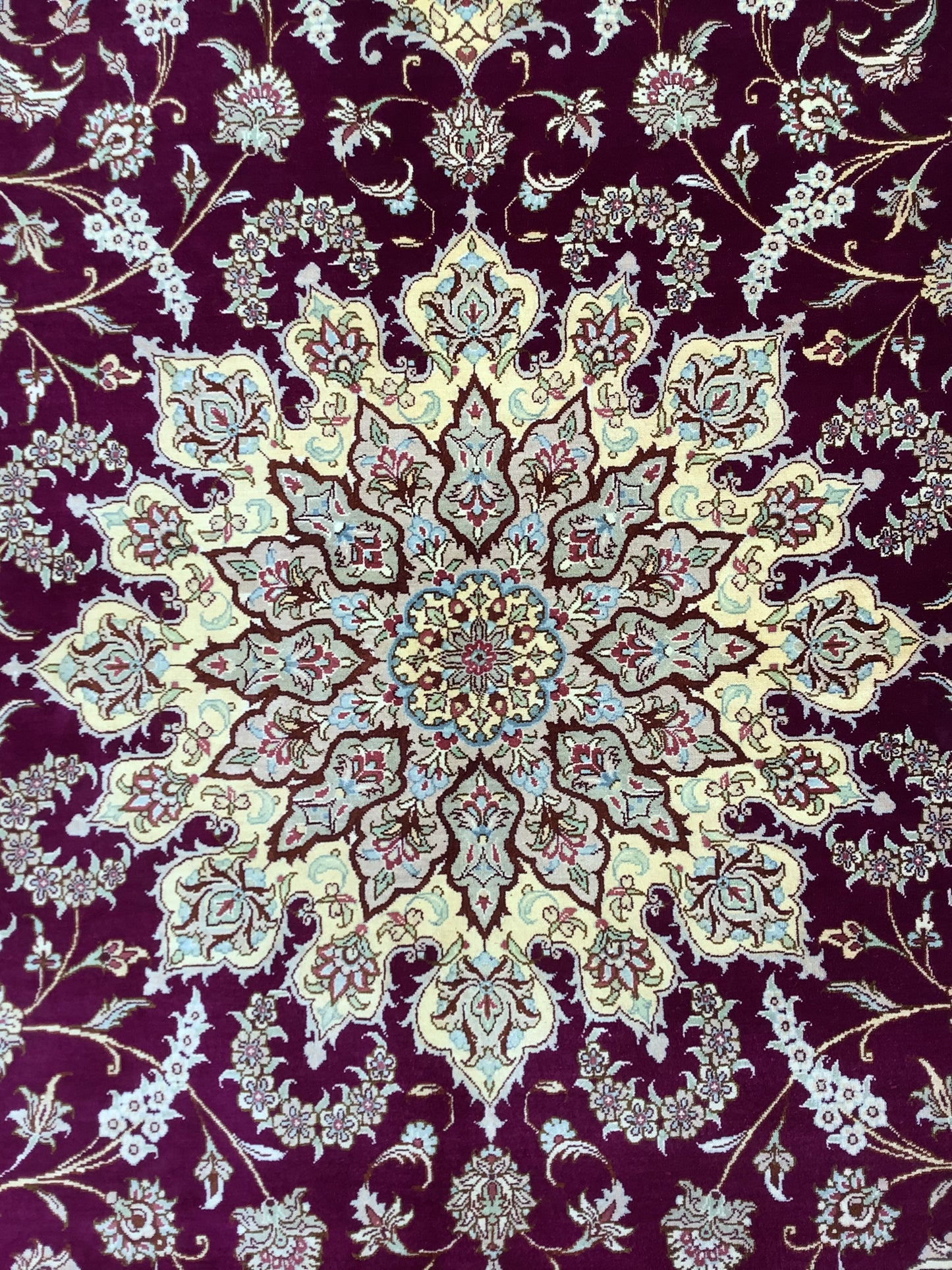 BURGUNDY PURE SILK