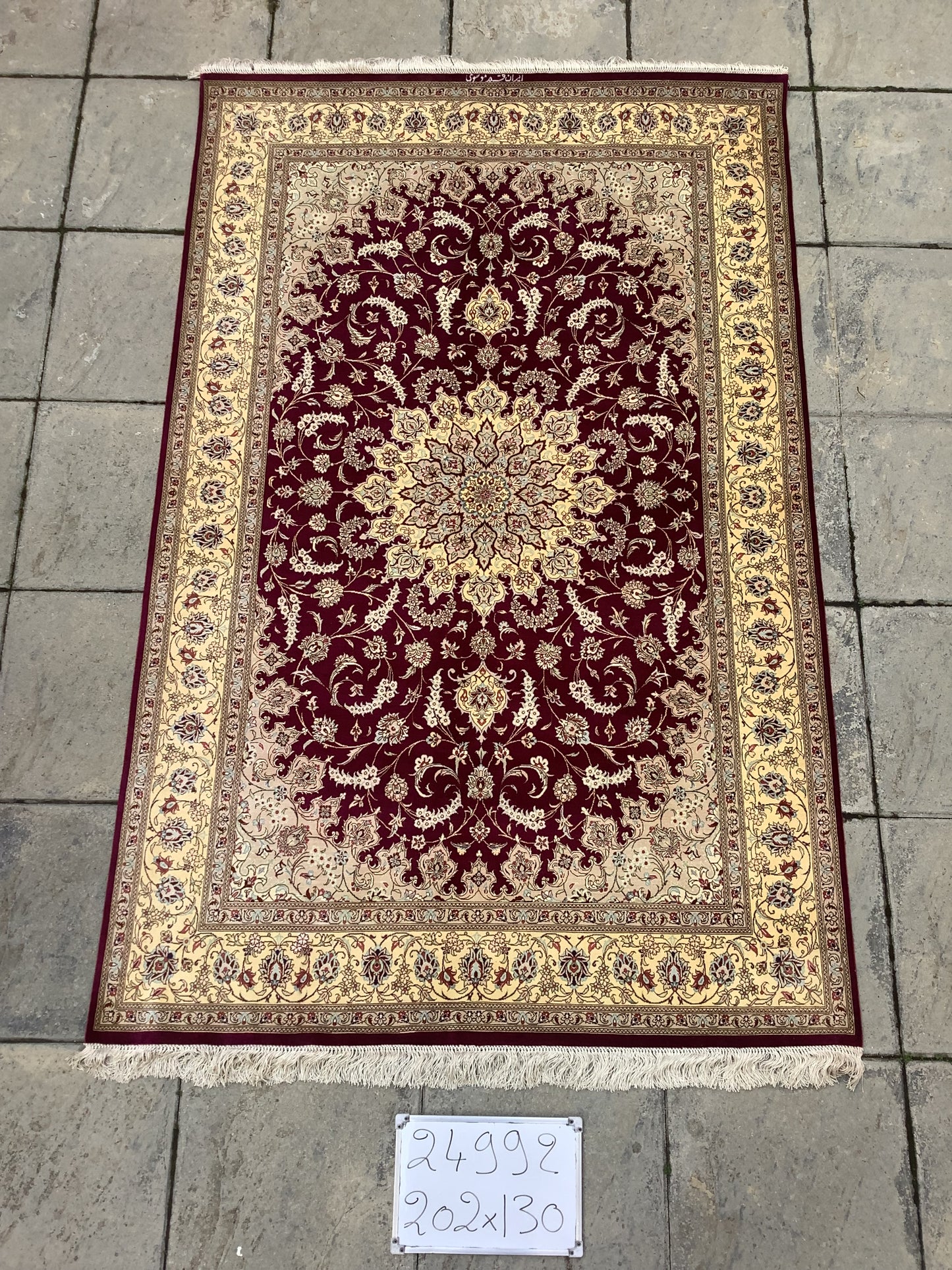 BURGUNDY PURE SILK